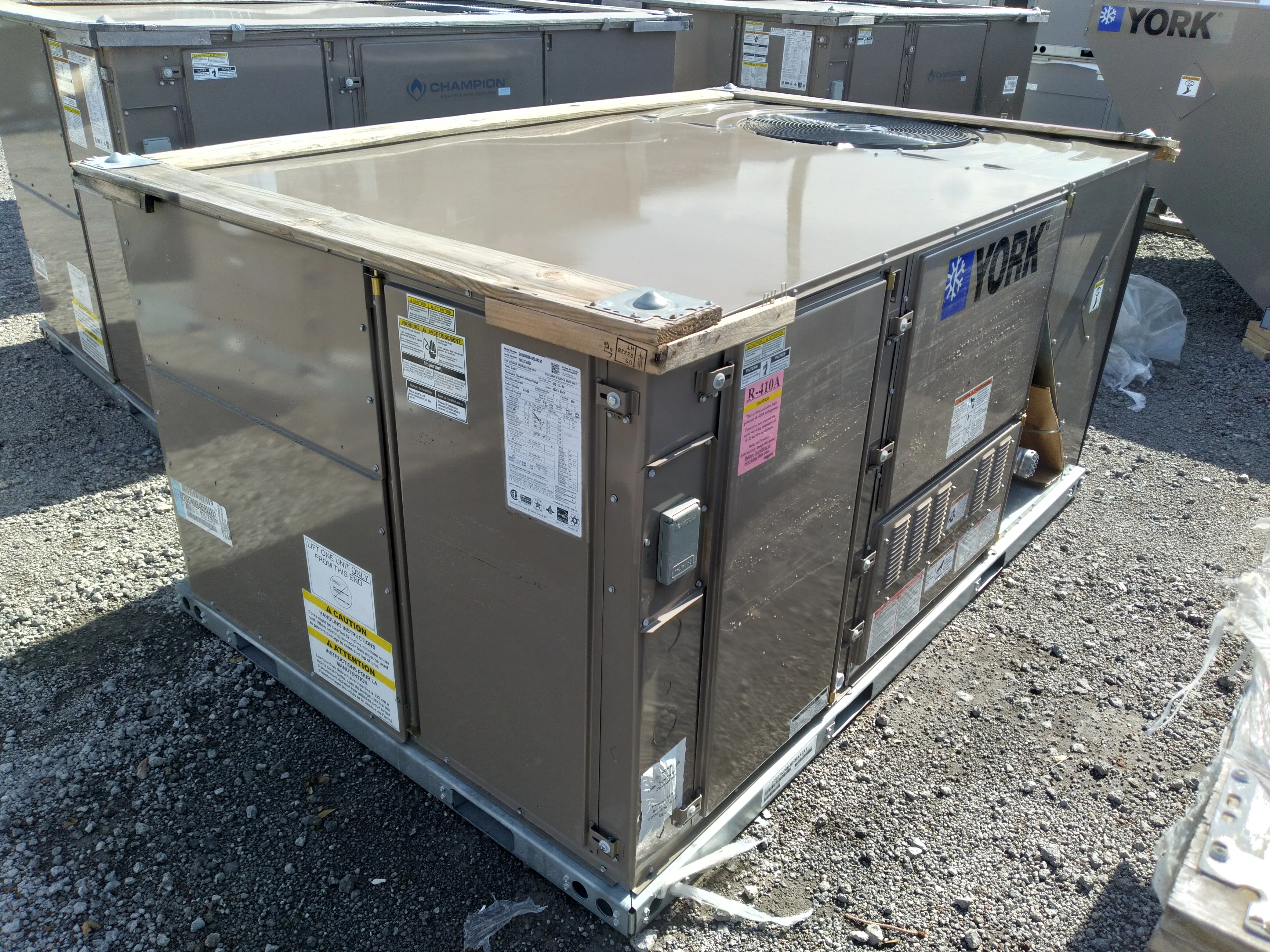 3 Ton 2 Stage Convertible Natural Gas/Electric Packaged Unit, 14.7 Seer, 460-60-3, R410A