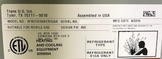 3 Ton AC/HP Downflow Cased A Coil R-410A CFM 760-1665 - Image 2