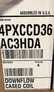 3 Ton AC/HP Downflow Cased A Coil R-410A CFM 760-1665 - Image 3