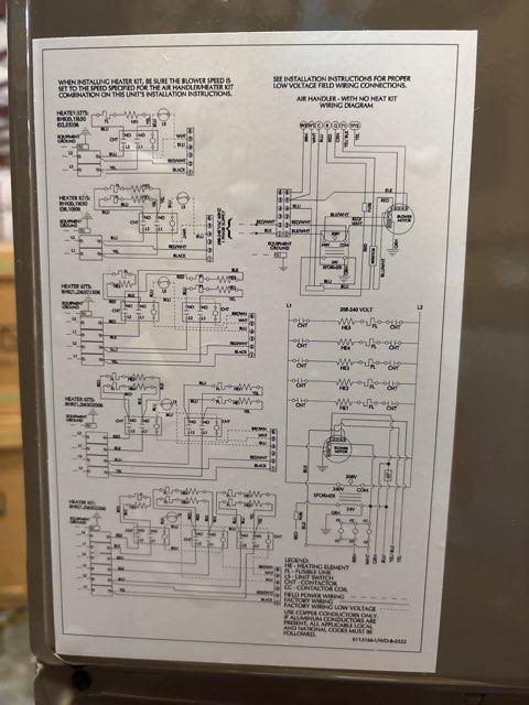 3 Ton AC/HP ECM Multiposition Air Handler 208-230/60/1 R-410A CFM 1500 - Image 5