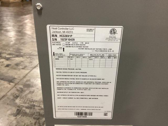 3 Ton AC/HP ECM Multiposition Air Handler 208-230/60/1 R-410A CFM 1530 - Image 3