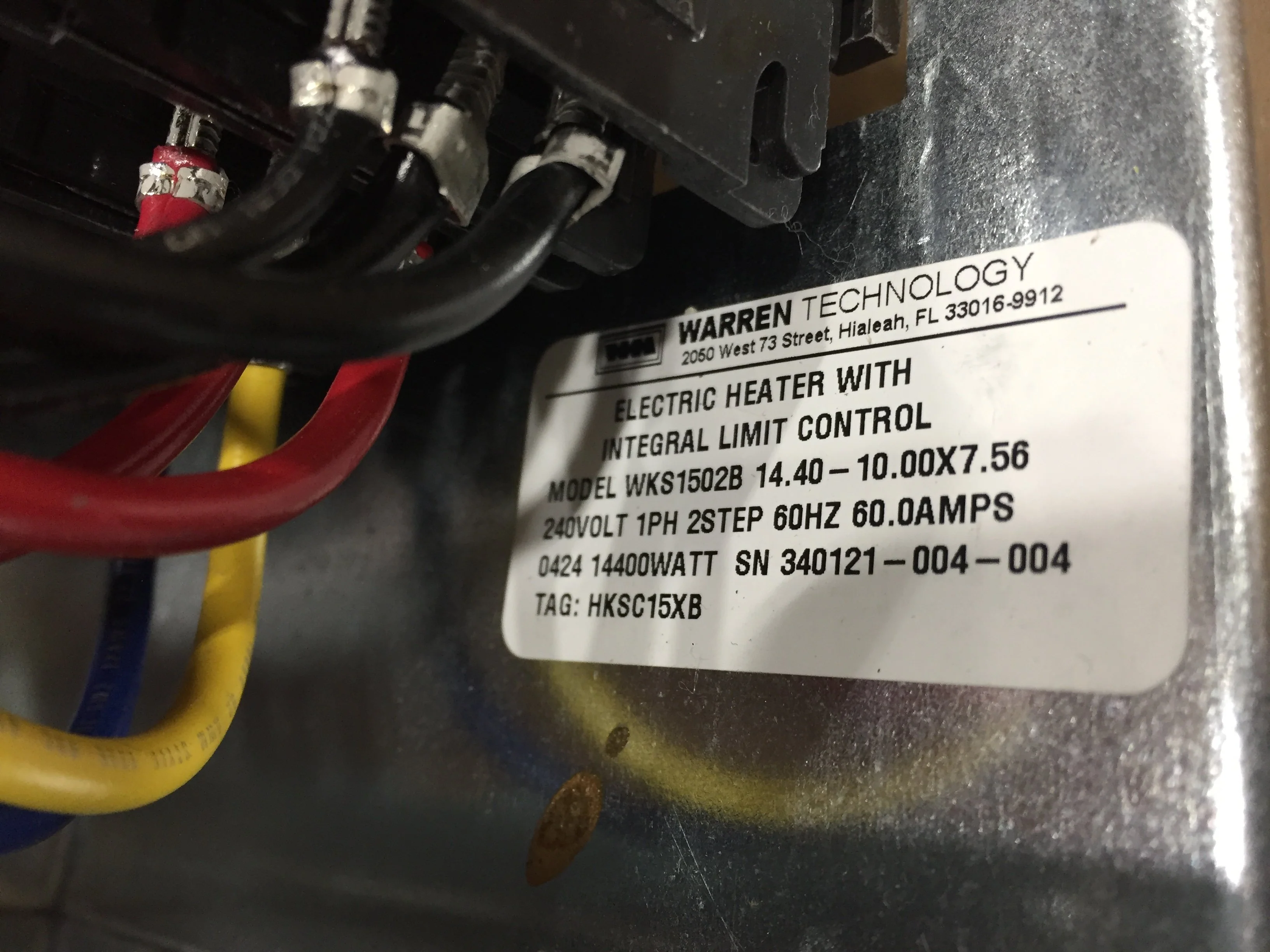 3 Ton AC/HP Multi Comm Compatible Air Handler and 15 kW Electric Heat Kit w/Integral Limit Control - Image 3