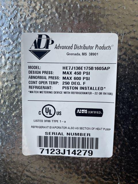 3 Ton AC/HP Upflow Cased A Coil, R-410A CFM 1200 - Image 5