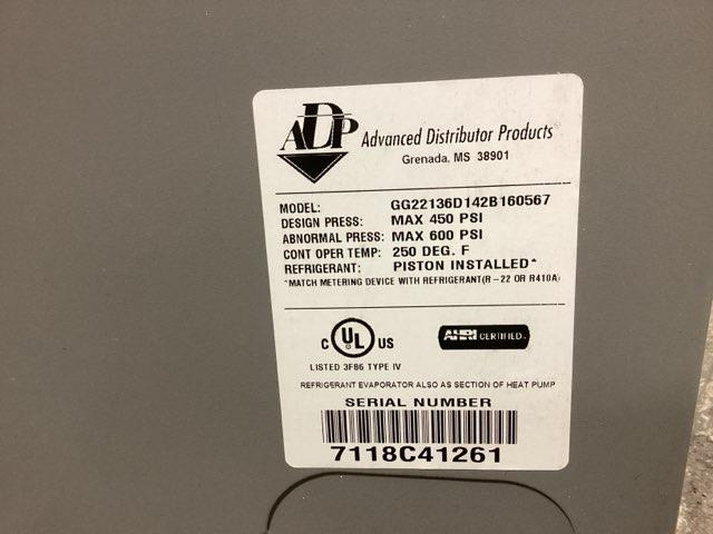 3 Ton AC/HP Upflow/Downflow Cased A Coil, R410A CFM 1200 - Image 2