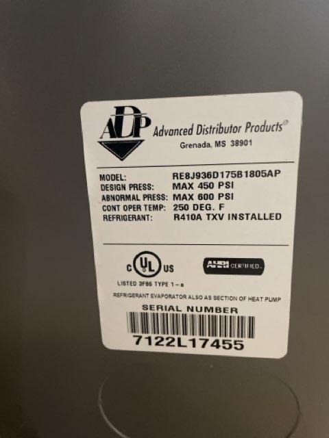 3 Ton AC/HP Upflow/Downflow Cased A Coil, R410A CFM 1200 - Image 7