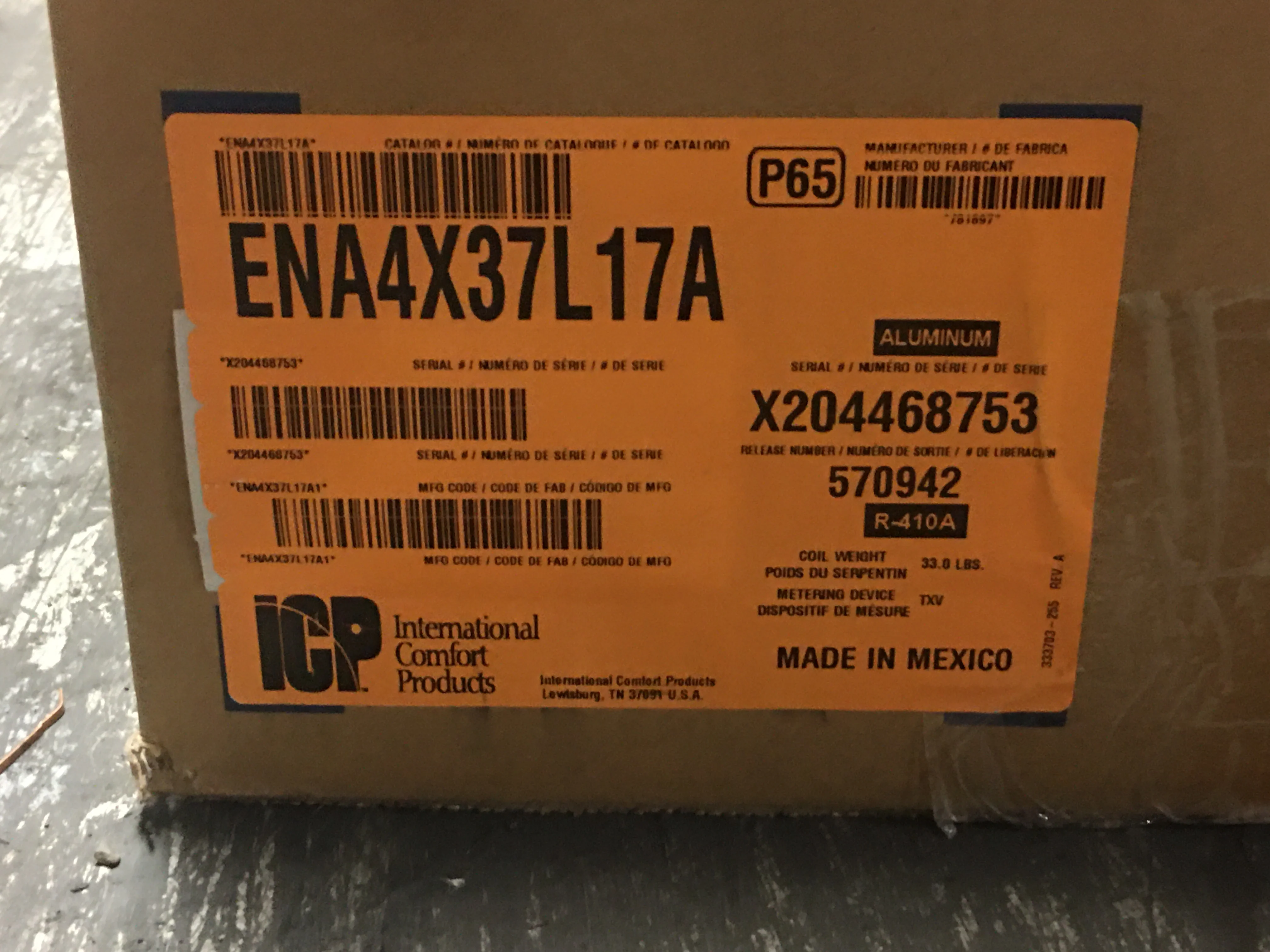 3 Ton AC/HP Upflow/Downflow Aluminum Uncased "N" Coil, R-410A CFM 1200 - Image 5