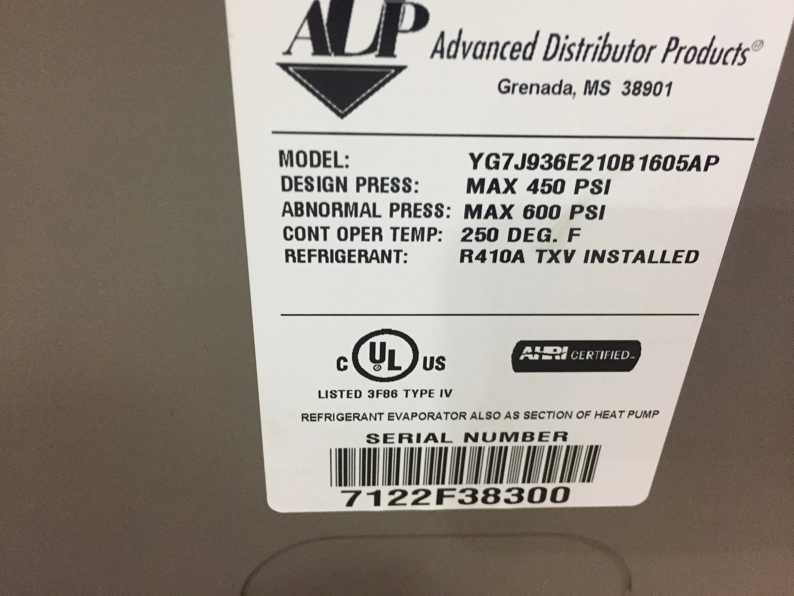 3 TON AC/HP UPFLOW/DOWNFLOW CASED ''A'' COIL, R-22 / R-410A CFM 1200 - Image 4