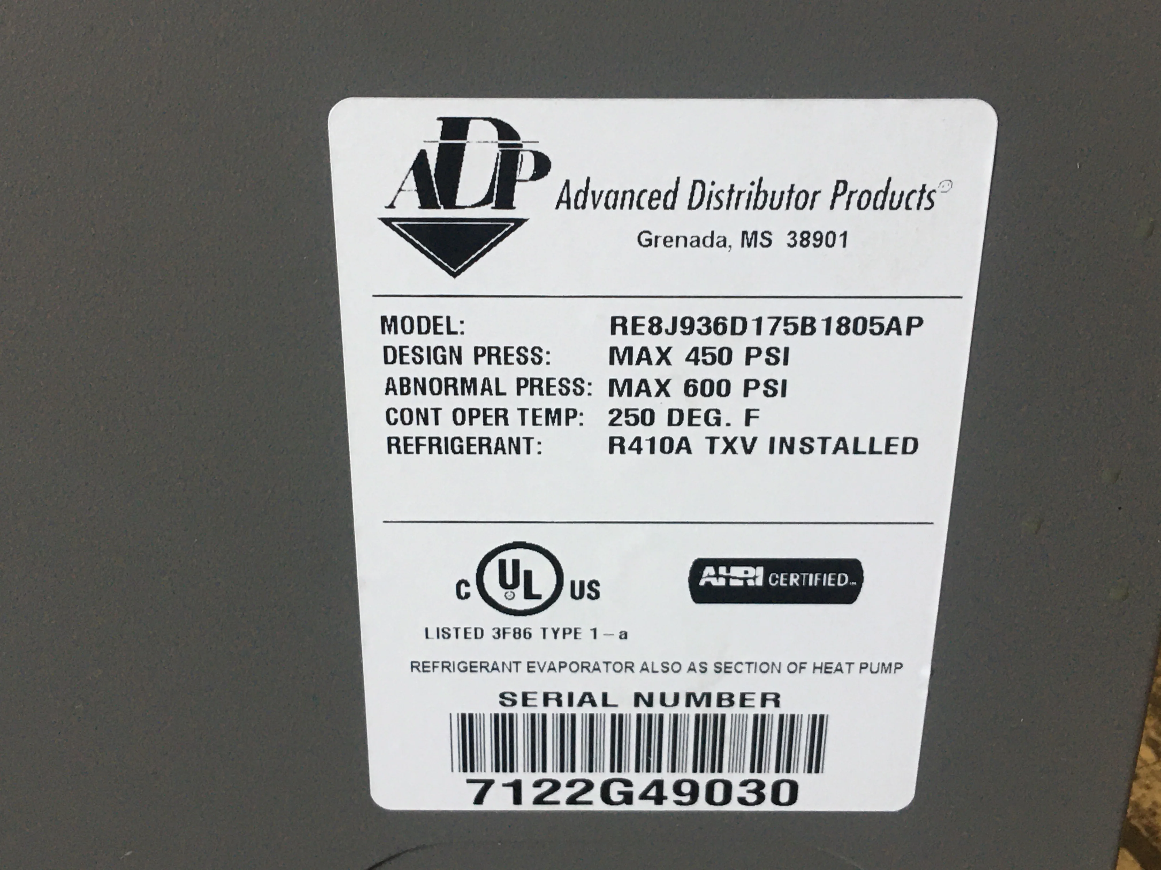 3 Ton AC/HP Upflow/Downflow Cased A Coil, R410A CFM 1200 - Image 6