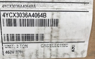 3 TON CONVERTIBLE GAS/ELECTRIC PACKAGE UNIT, 13 SEER 460/60/3 R-410A - Image 6
