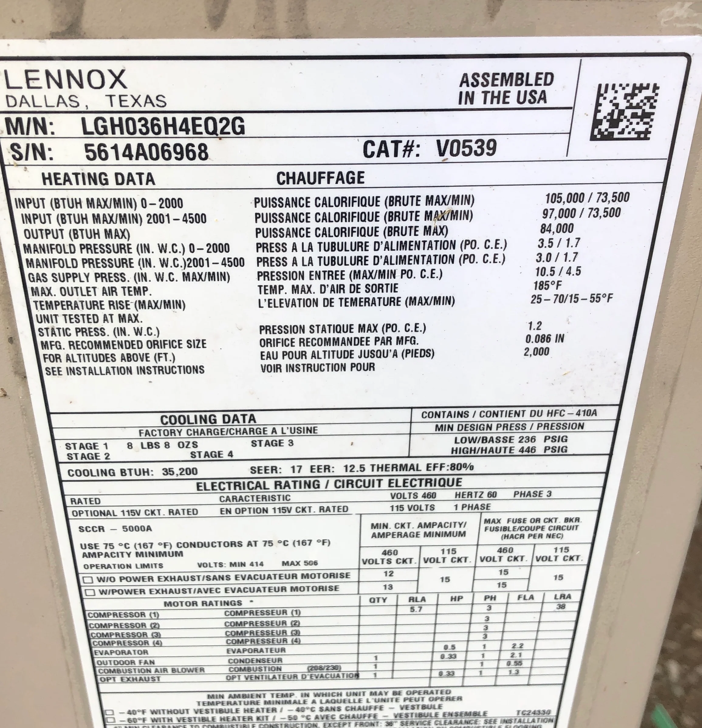 3 Ton Energence Series Convertible ECM n 2 Stage Low Nox Gas/Hi Eff Air Conditioning Packaged - Image 4