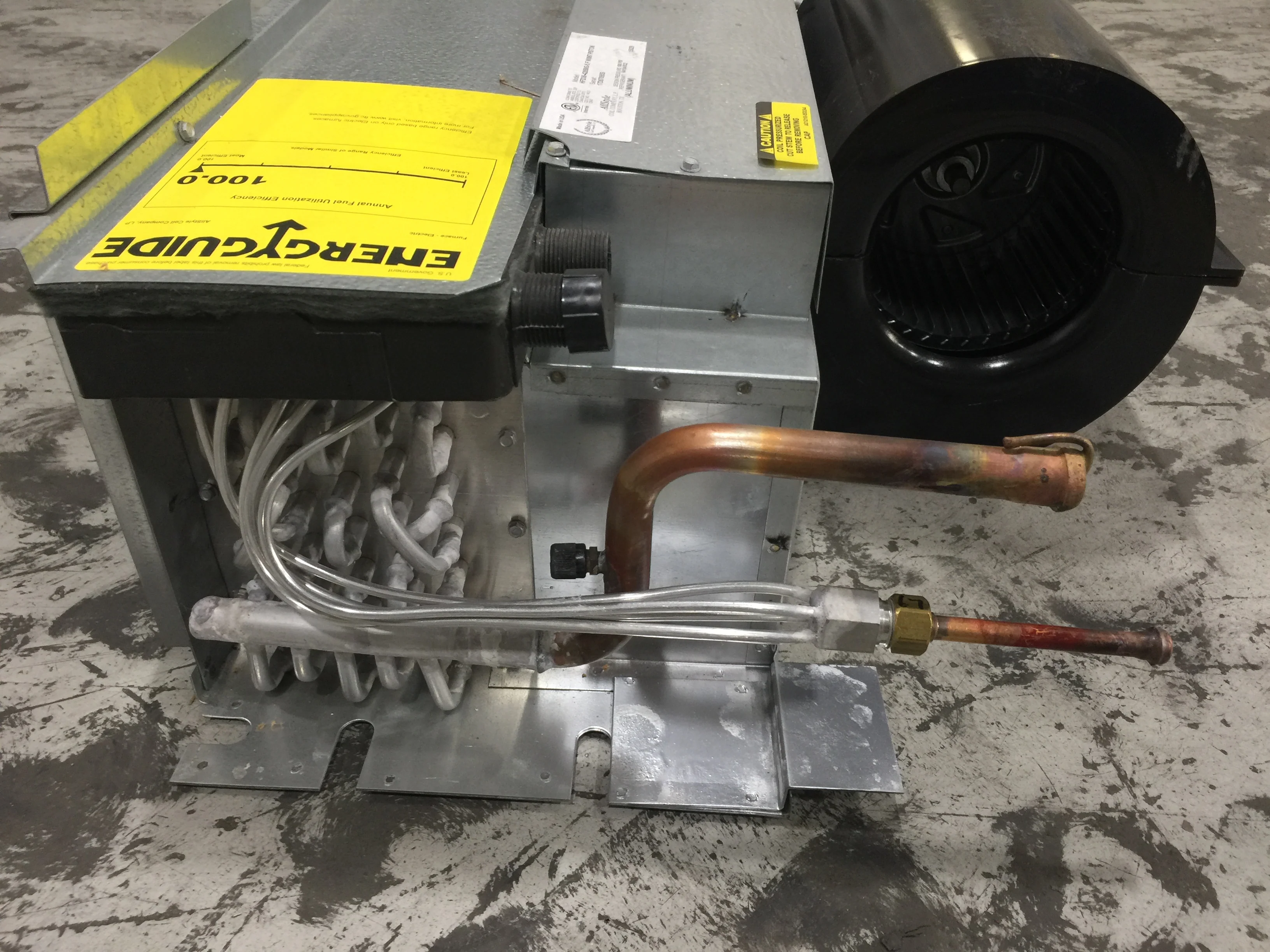 3 Ton Horizontal Ceiling Fancoil W/067 Piston 5 Kw Heat 13 SEER 208-230/60/1 R-410A - Image 10