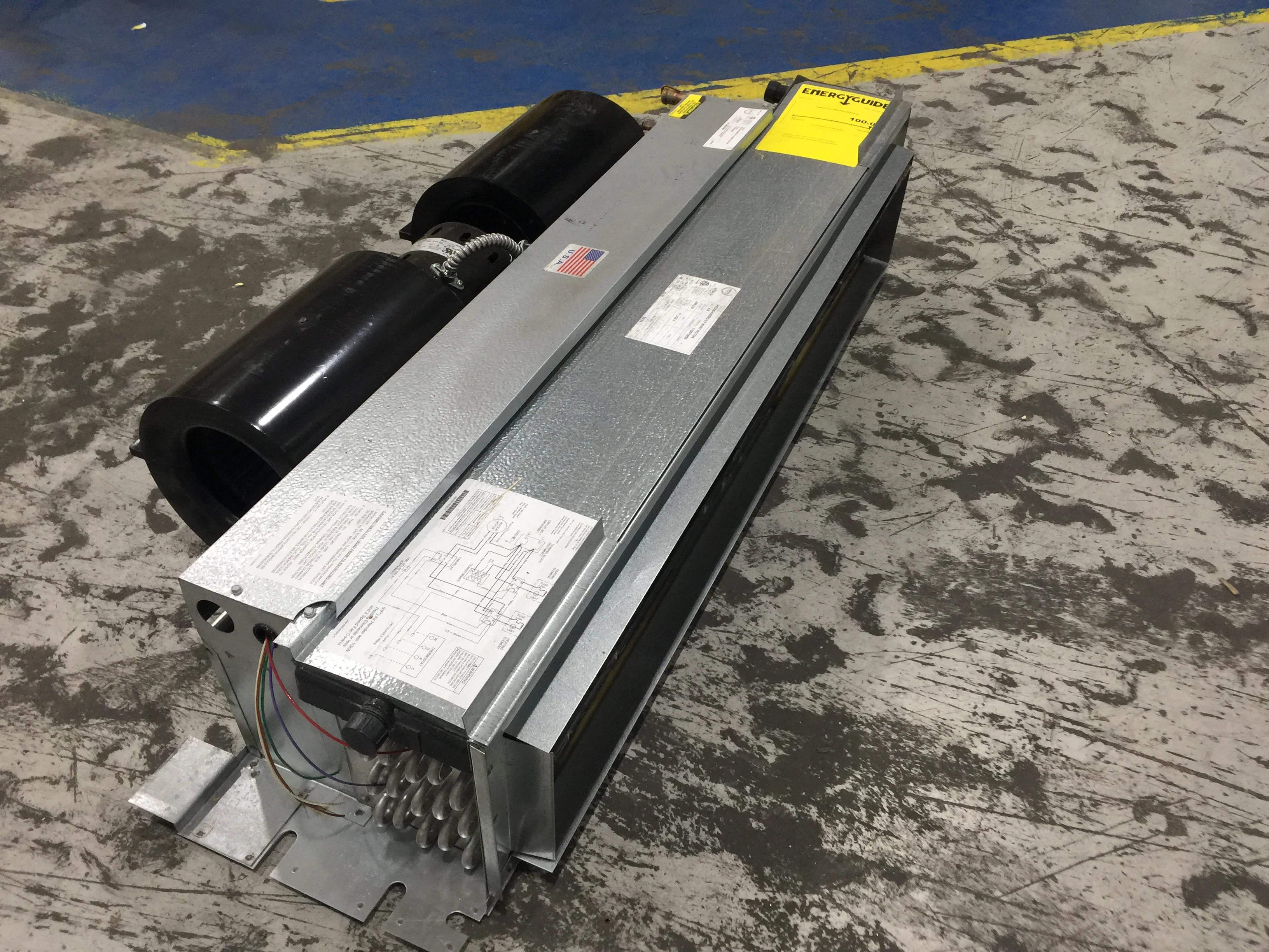 3 Ton Horizontal Ceiling Fancoil W/067 Piston 5 Kw Heat 13 SEER 208-230/60/1 R-410A - Image 3