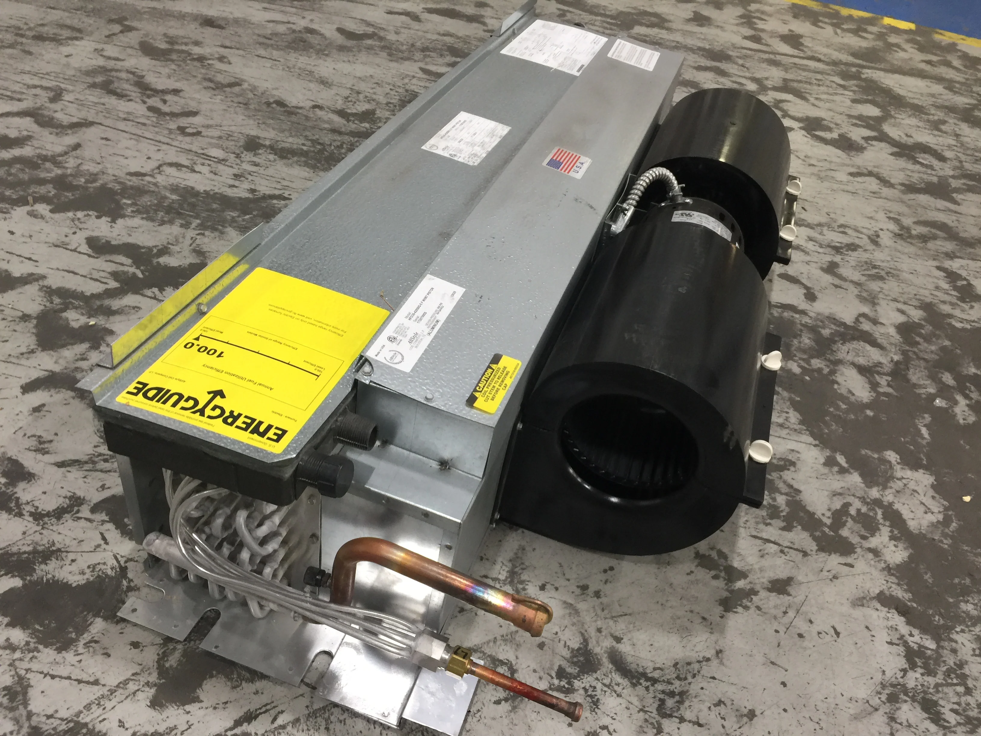 3 Ton Horizontal Ceiling Fancoil W/067 Piston 5 Kw Heat 13 SEER 208-230/60/1 R-410A - Image 9