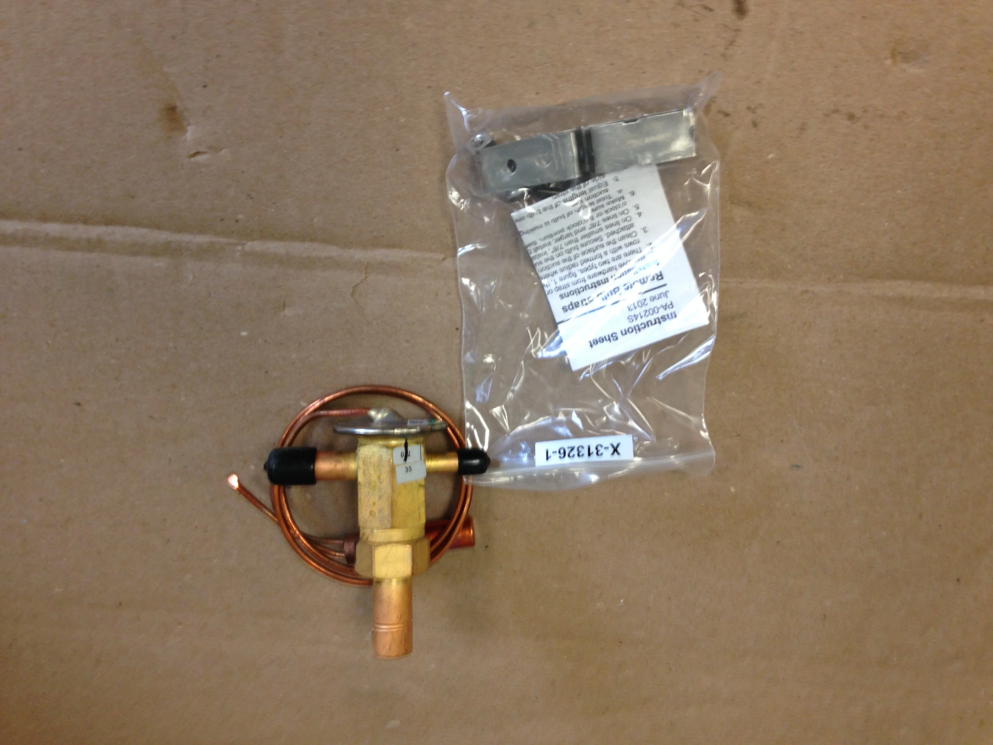 3 Ton Non-Adj External Pressure Limiting TXV w/1/4"ODF External Equalizer R-22 - Image 2