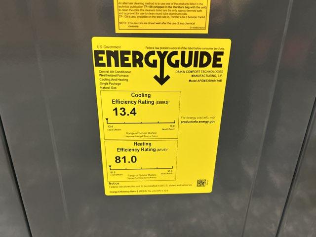 3 Ton Single-Stage Convertible Natural Gas/Electric Packaged Unit, 13.4 SEER2, 208-230/60/1, R410A - Image 5