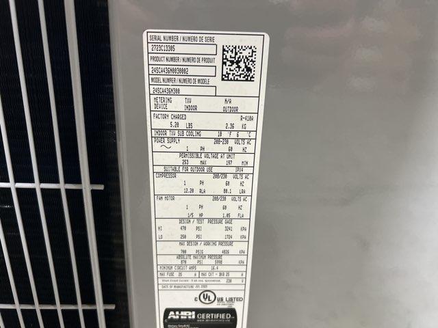 3 Ton Single Stage Split-System Air Conditioner 208-230/60/1 R410A 13.4 SEER2 - Image 5