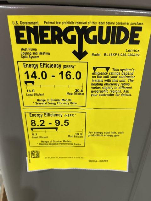 3 Ton Single-Stage Split-System Heat Pump 208-230/60/1 R410A 16 SEER - Image 5