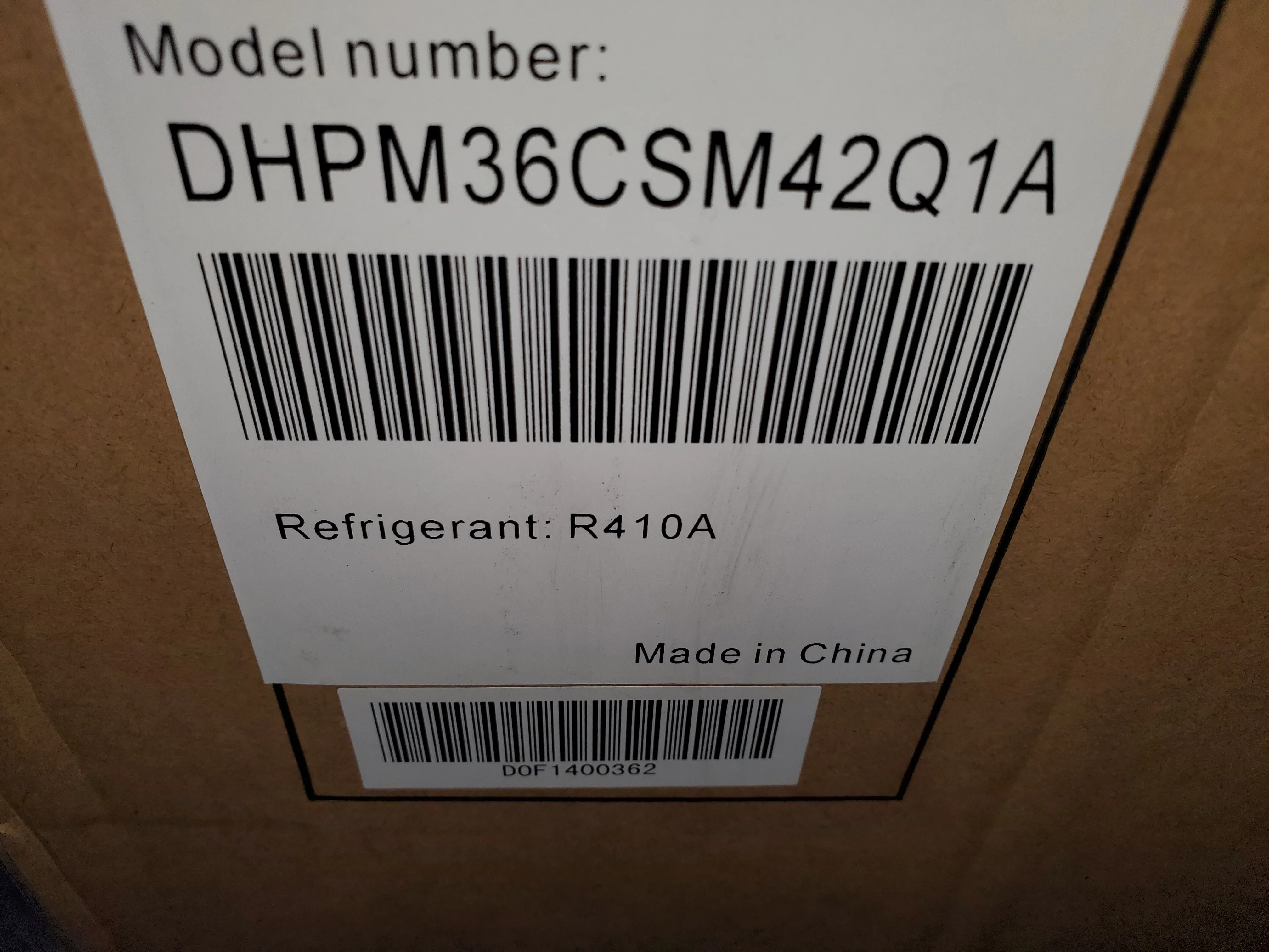 3 Ton Single Zone Outdoor Mini-Split Heat Pump Unit, 16 Seer 208-230/60/1 R-410A - Image 6