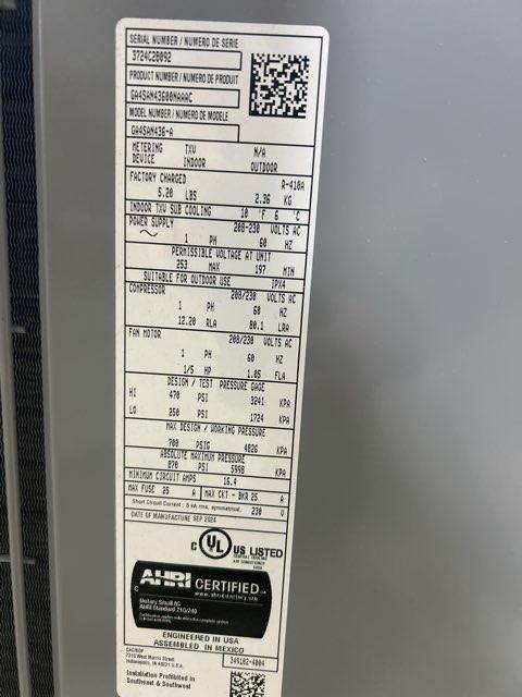 3 Ton Carrier Split System Air Conditioner; 13.4 SEER2, 208-230/60/1, R-410A - Image 3