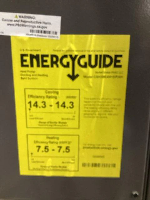 3 Ton Single Stage Split-System Heat Pump 208-230/60/1 R410A 14 SEER - Image 2