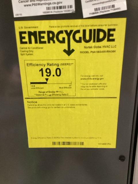 3 Ton Split-System Inverter Communicating Air Conditioner 208-230/60/1 R410A 20 SEER - Image 2