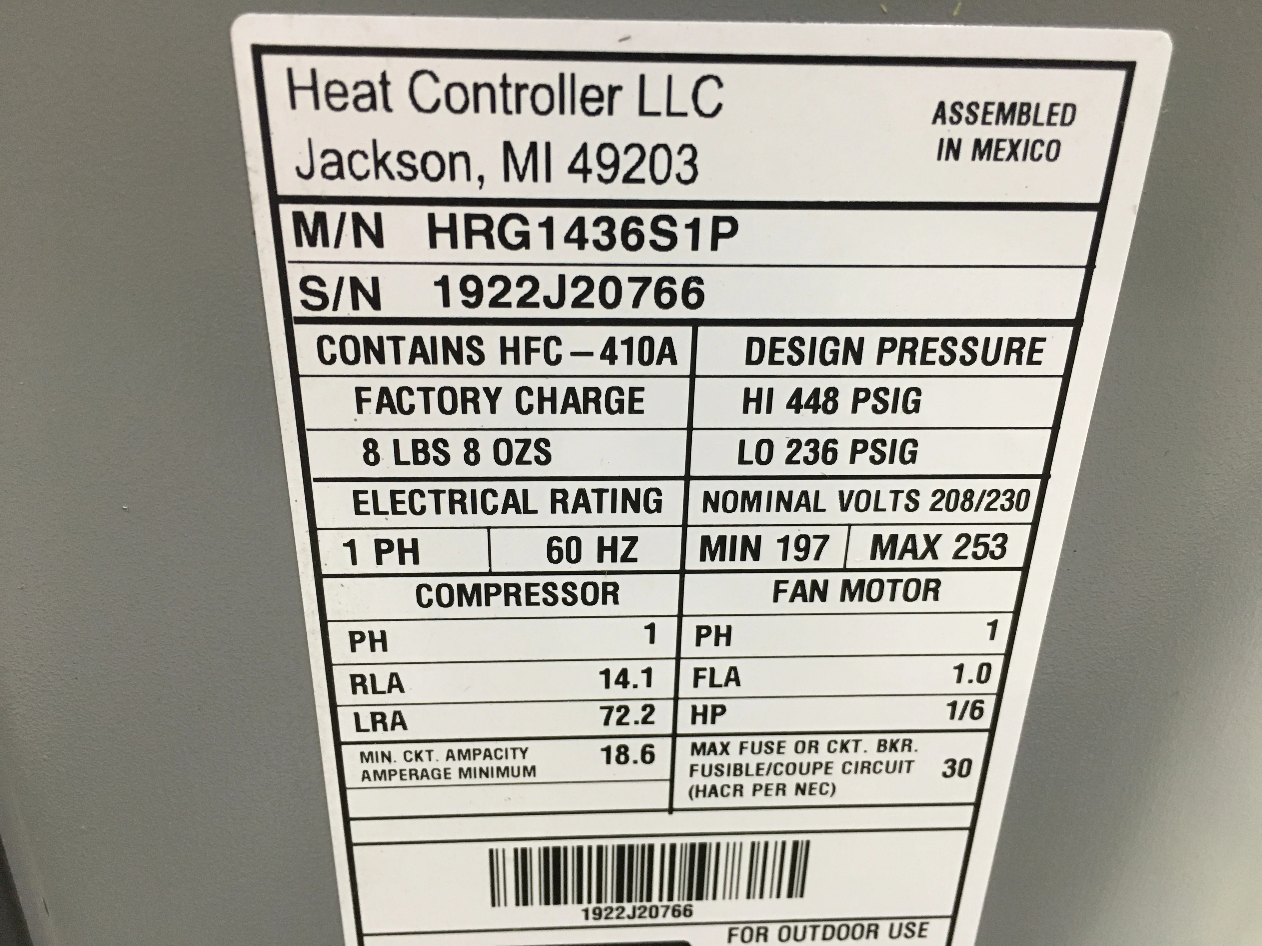 3 TON SPLIT-SYSTEM HEAT PUMP 208-230/60/1 R-410A 14 SEER - Image 3