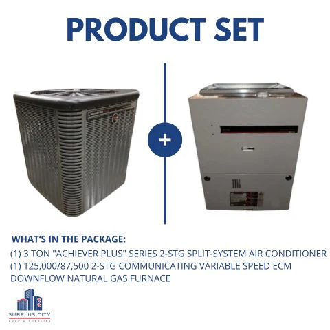 3 Ton Two-Stage Communicating Air Condioner With 125,000 Btu Two-Stage Communicating Furnace 17 Seer
