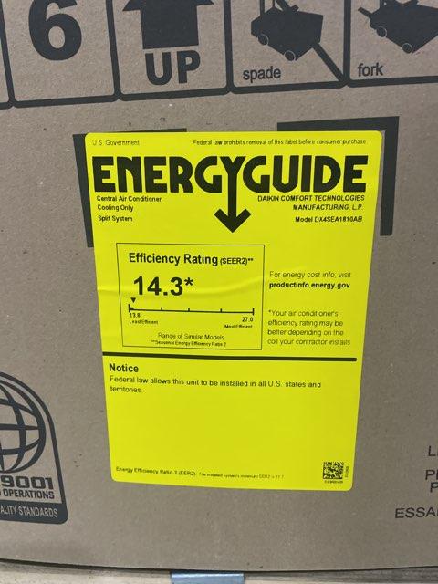 30,000 BTU 2-Stg Up/Horz ECM Gas Furnace 96% with 1.5 Ton 1-Stg SS AC 208-230/60/1 R-410A 14.3 SEER2 - Image 2