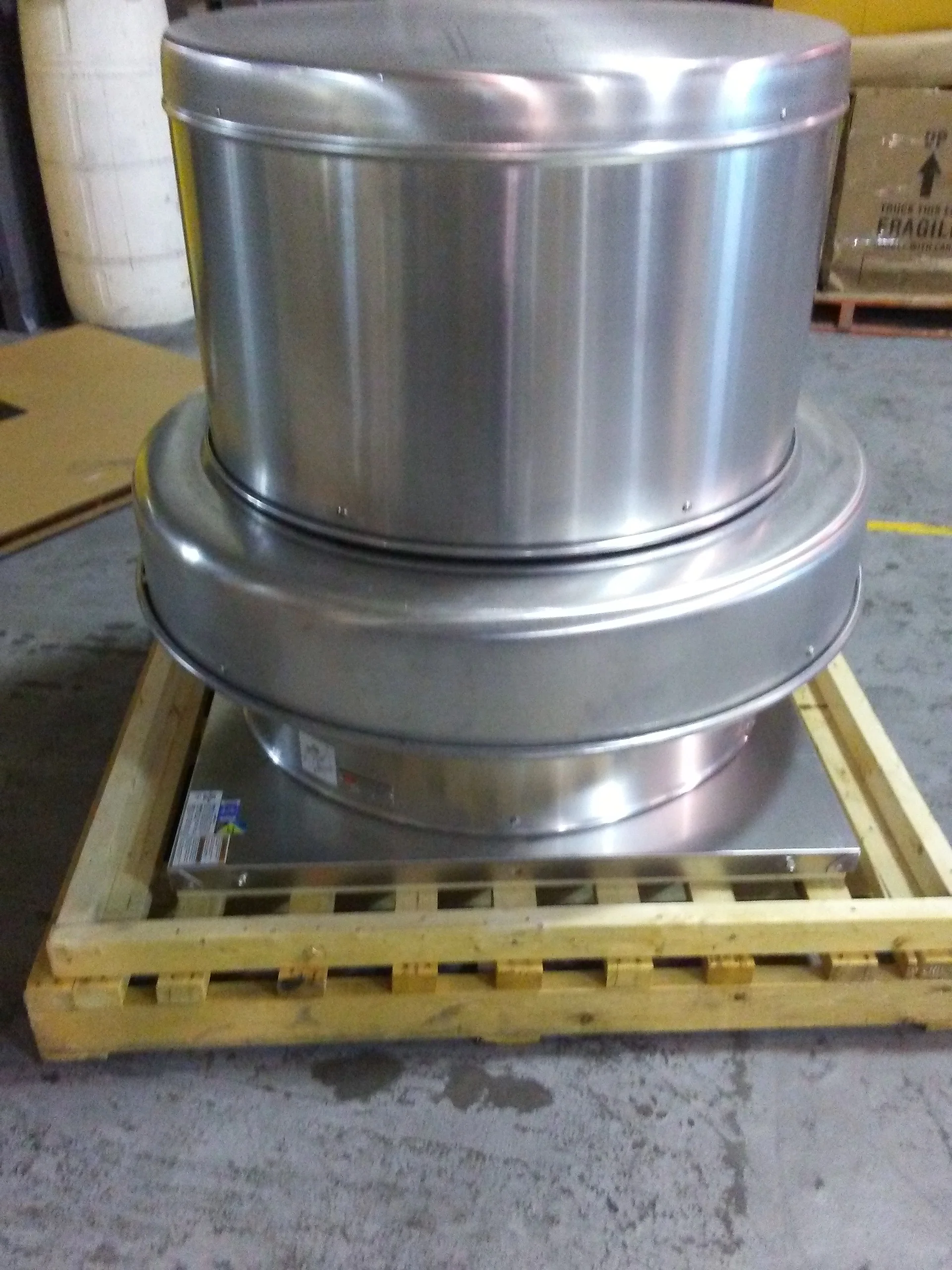 30 1/2 Exhaust Ventilator Downblast Belt Drive Less Package" - Image 2