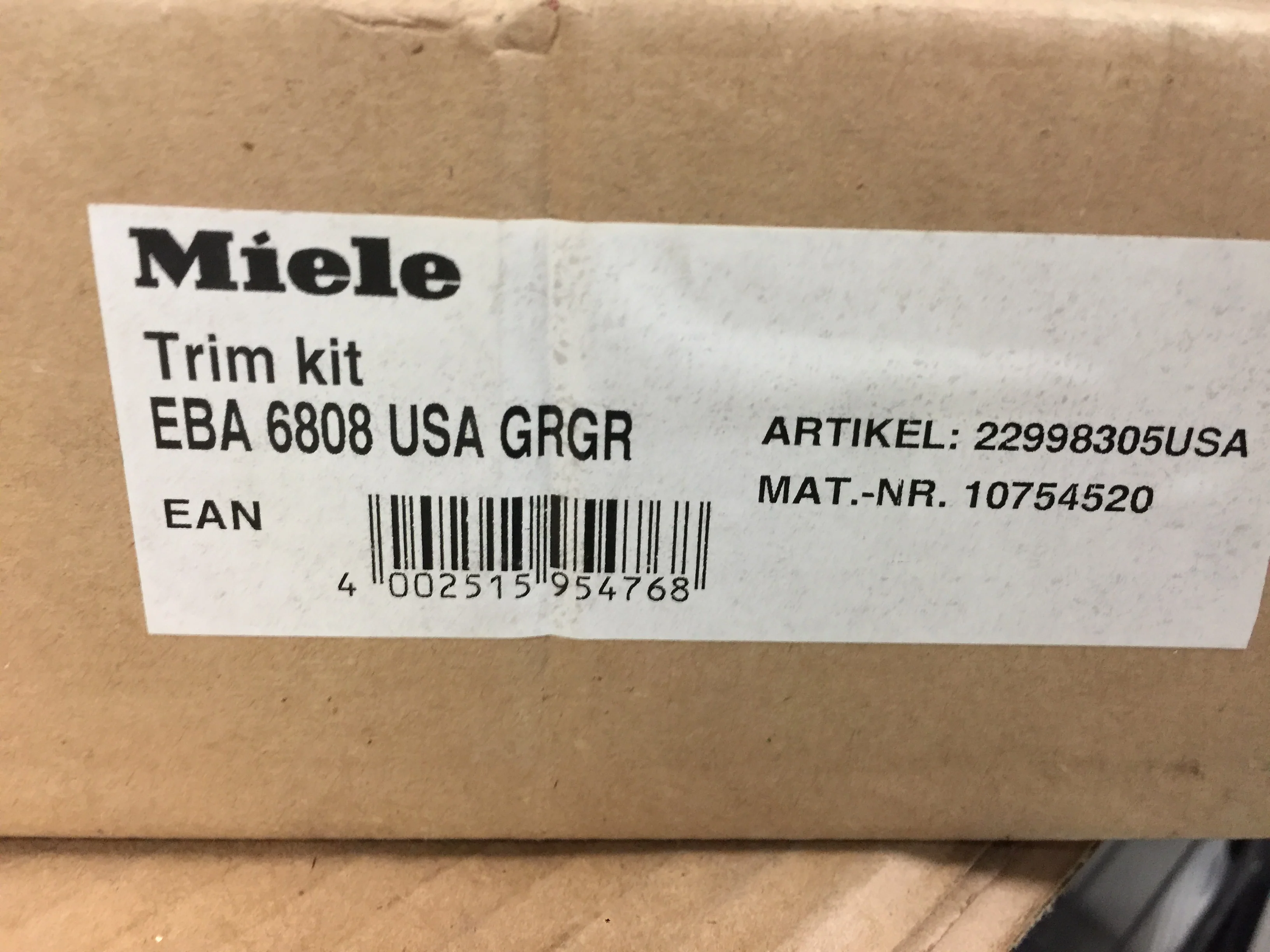 30" Miele Trim Kit; Graphite Grey - Image 6
