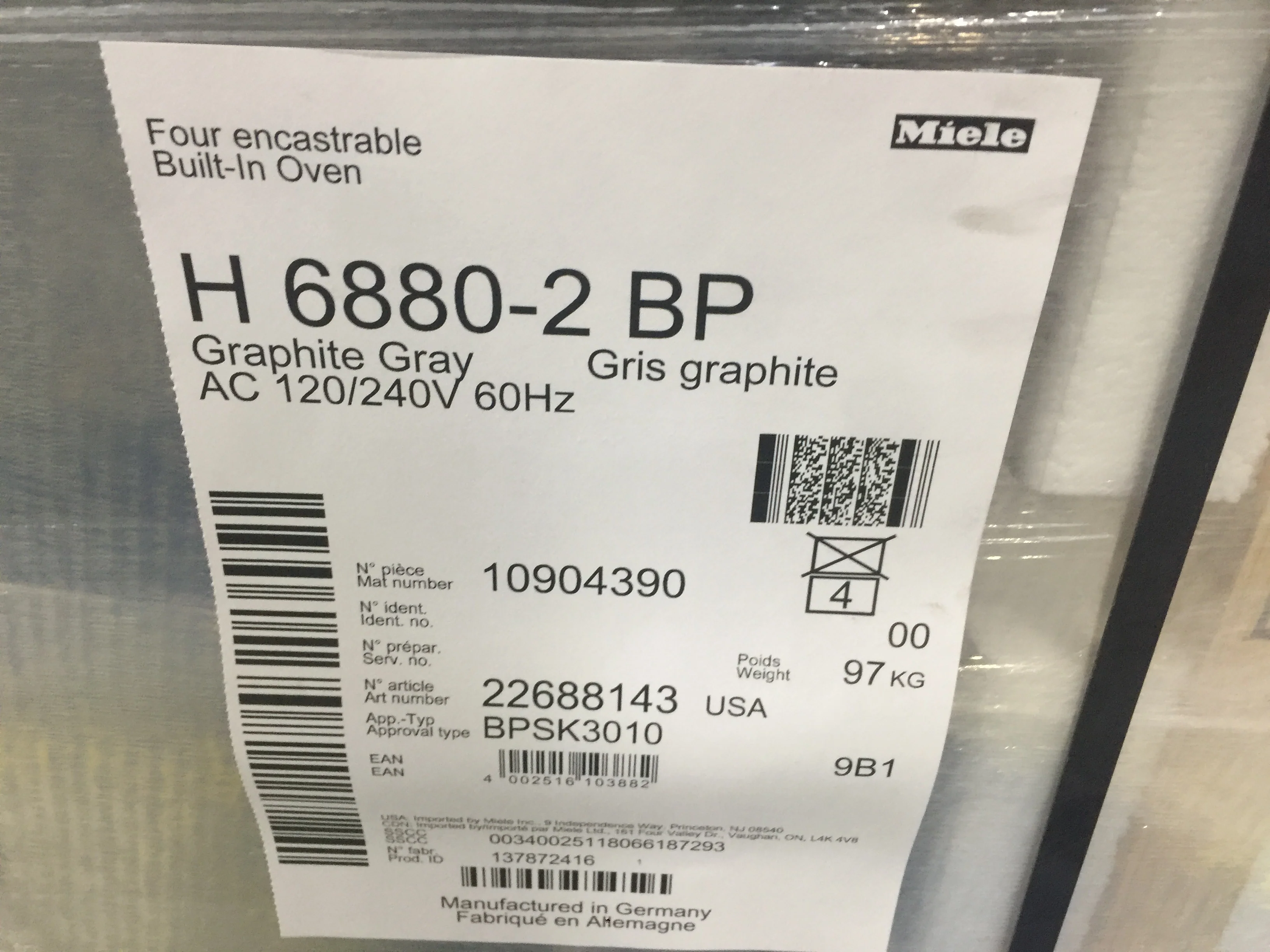 30" Pureline Series Electric Single Wall Convection Oven; 240V - Image 12