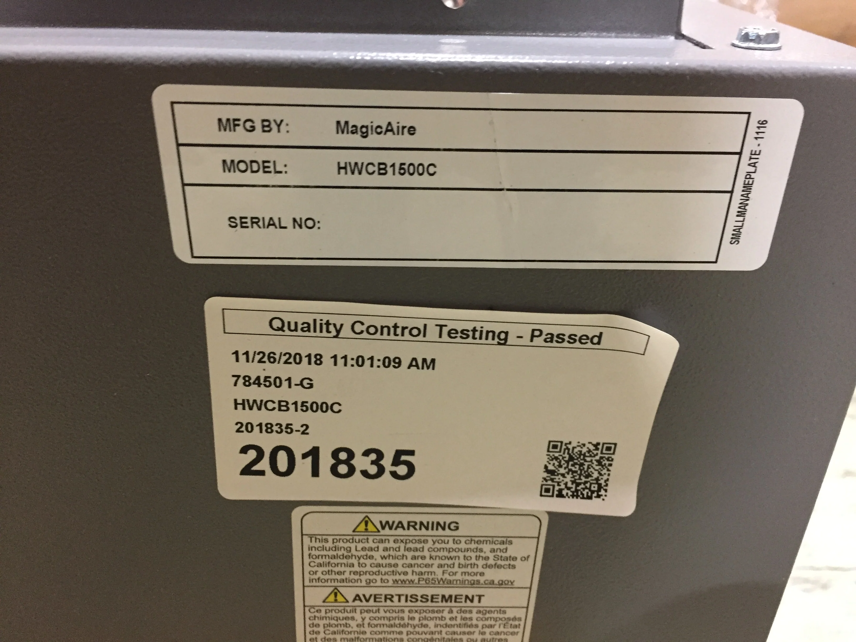 30,000 - 100,000 BTU Hot Water Cased Coil For Modular Blower, CFM: 800 - Image 5