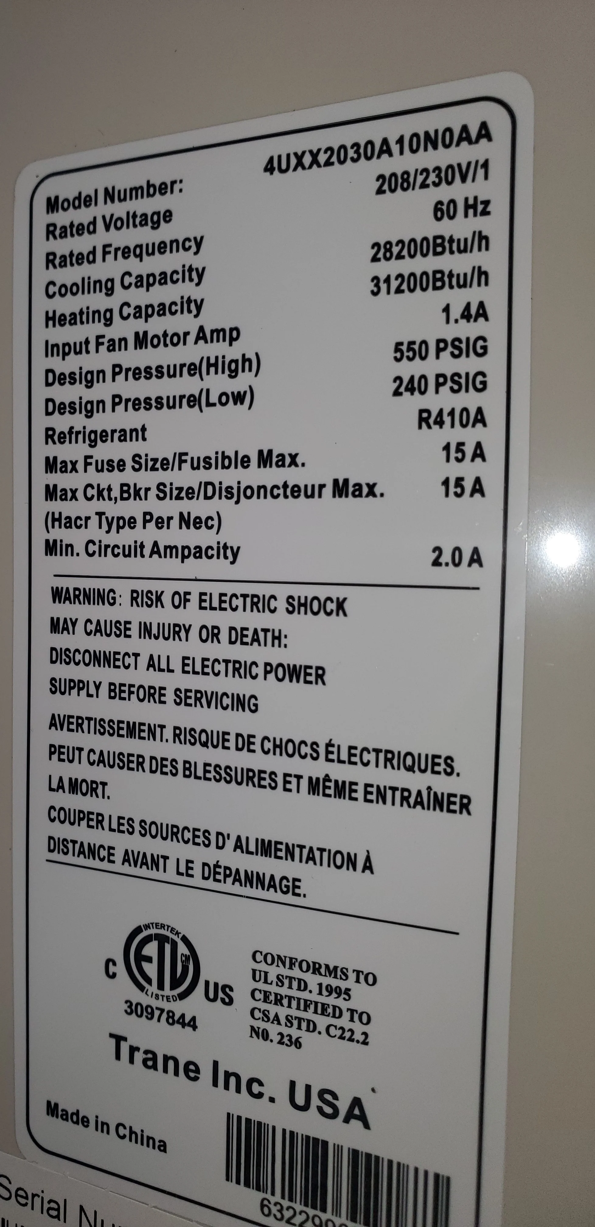 30,000 BTU Inverter Indoor Mini-Split Floor/Ceiling Heat Pump Unit - Image 4