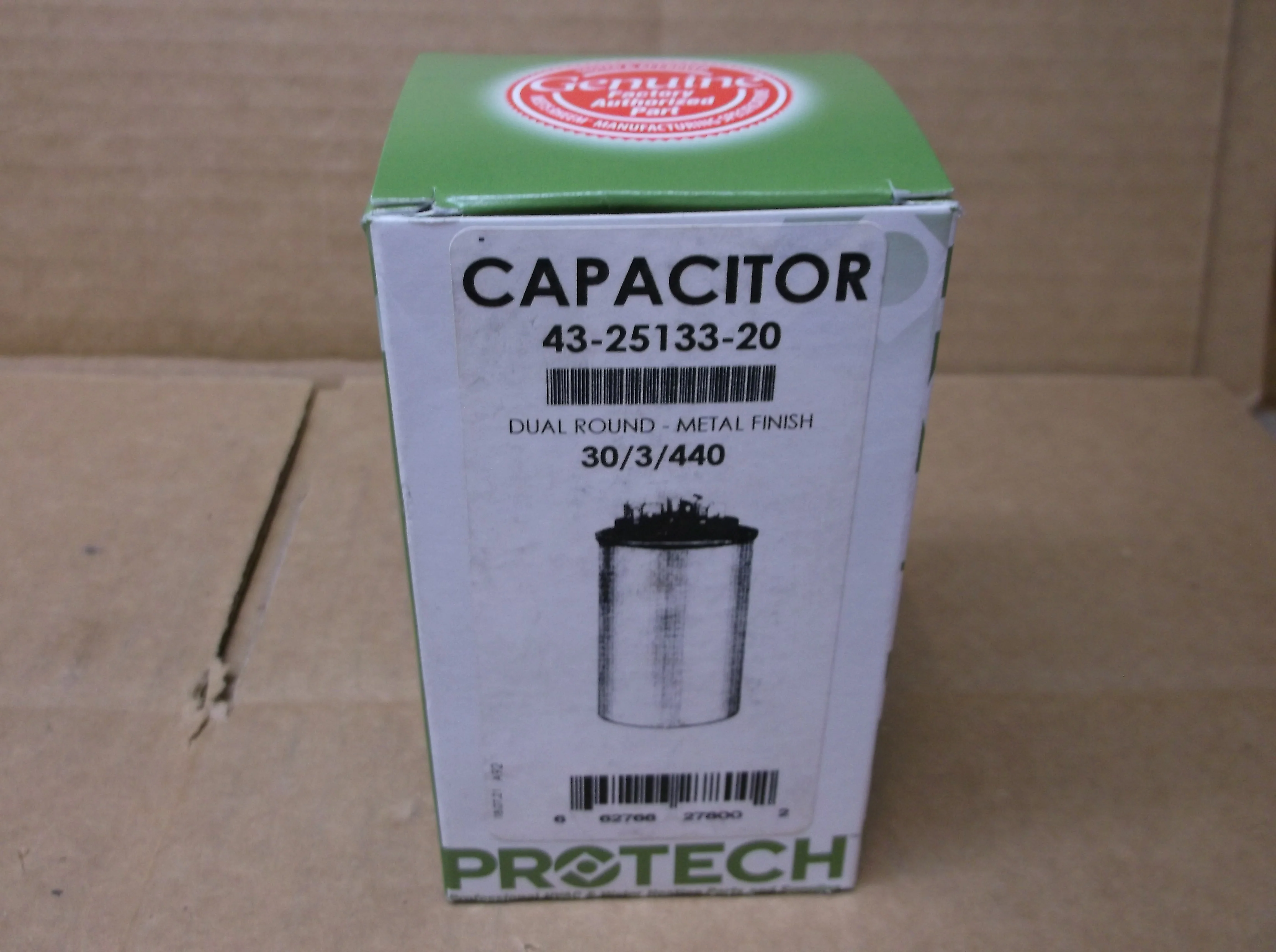 30+3UF x 440VAC Round Dual Run Capacitor - Image 3