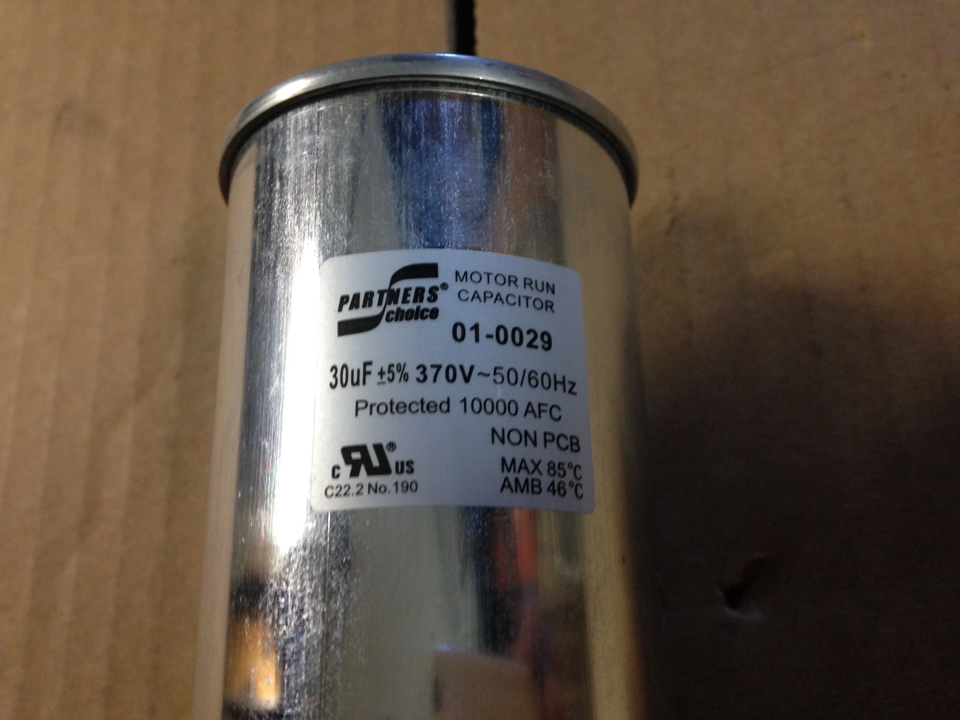 30UF X 370V Round Run Capacitor, 50-60 Hz - Image 4
