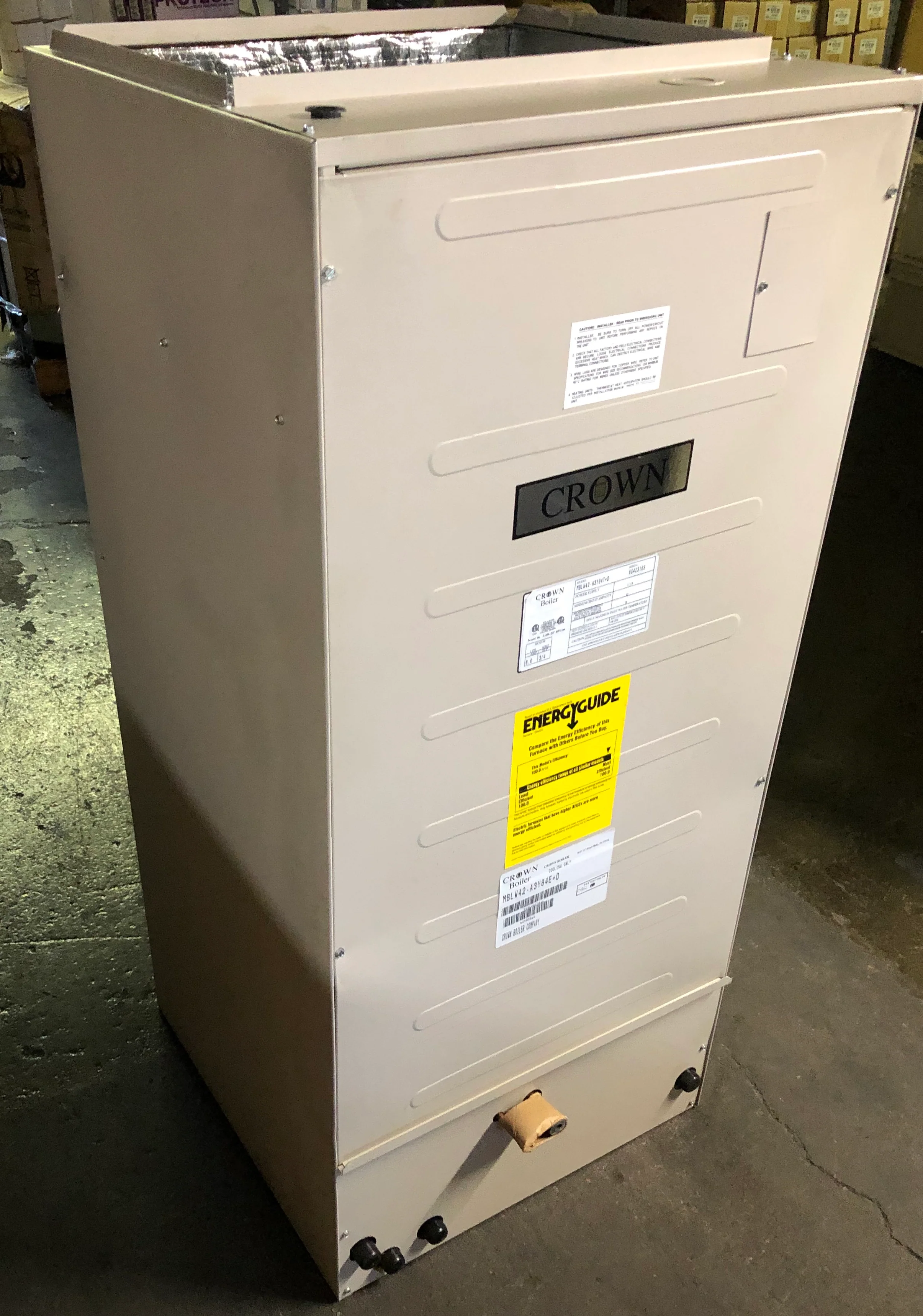 3-1/2 TON AC/HP "SANTA FE 11" SERIES UPFLOW/HORIZONTAL HYDRONIC FANCOIL/LESS HOT WATER COIL, 13 SEER 115/60/1 R-410A/R-22 CFM:1400 - Image 4