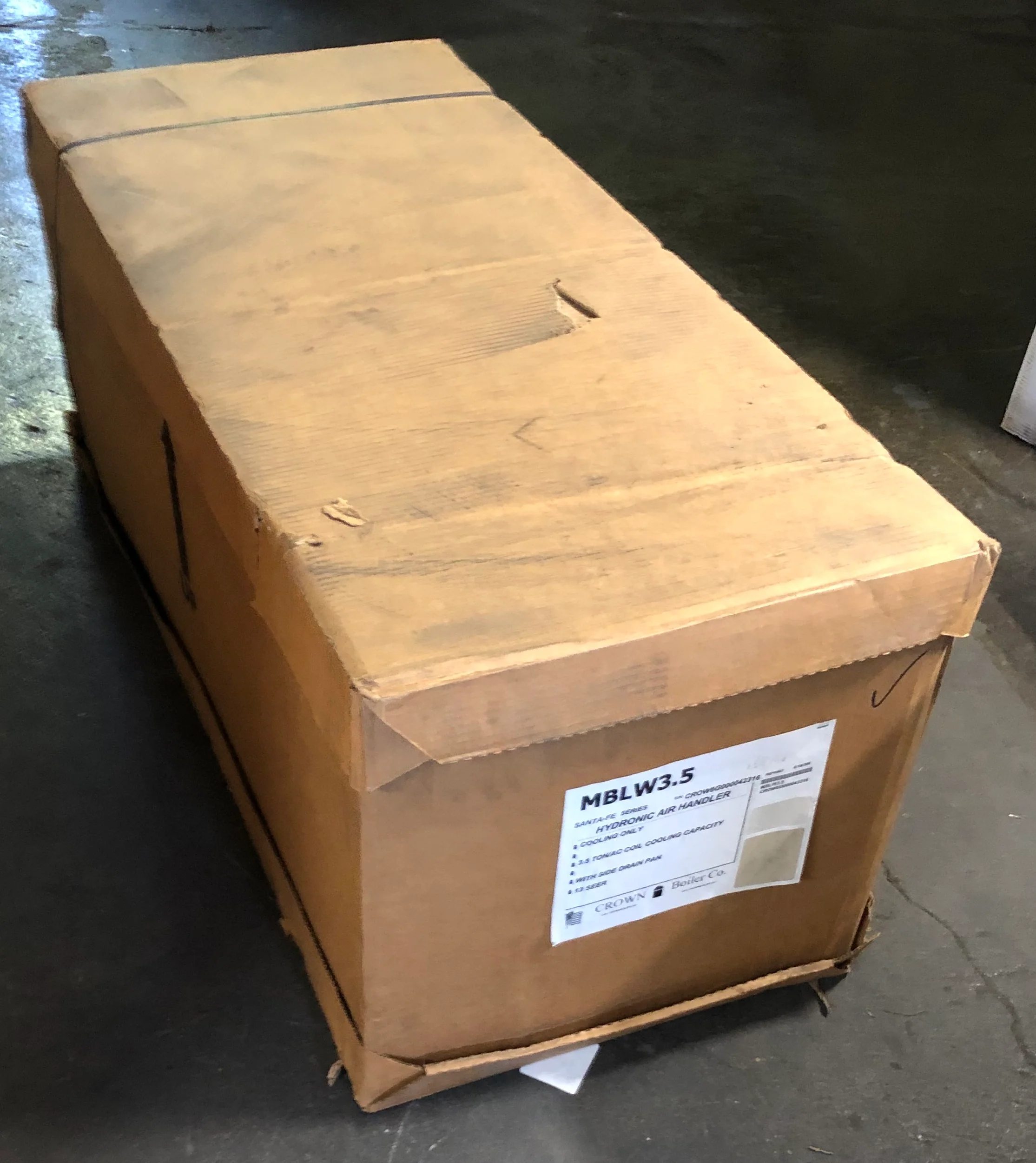 3-1/2 TON AC/HP "SANTA FE 11" SERIES UPFLOW/HORIZONTAL HYDRONIC FANCOIL/LESS HOT WATER COIL, 13 SEER 115/60/1 R-410A/R-22 CFM:1400 - Image 6