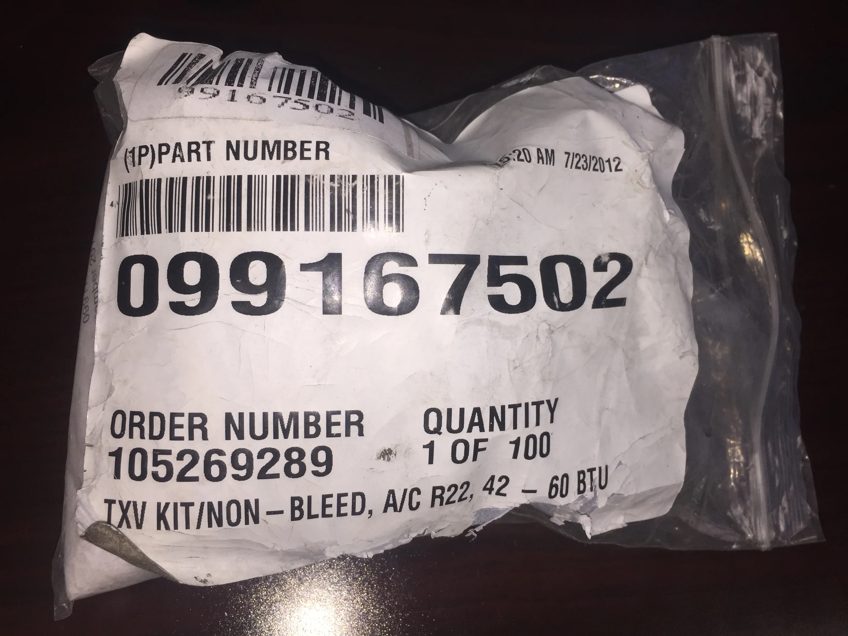 3-1/2-5 Ton TXV Kit, Non-Bleed For A/C, R-22 - Image 4