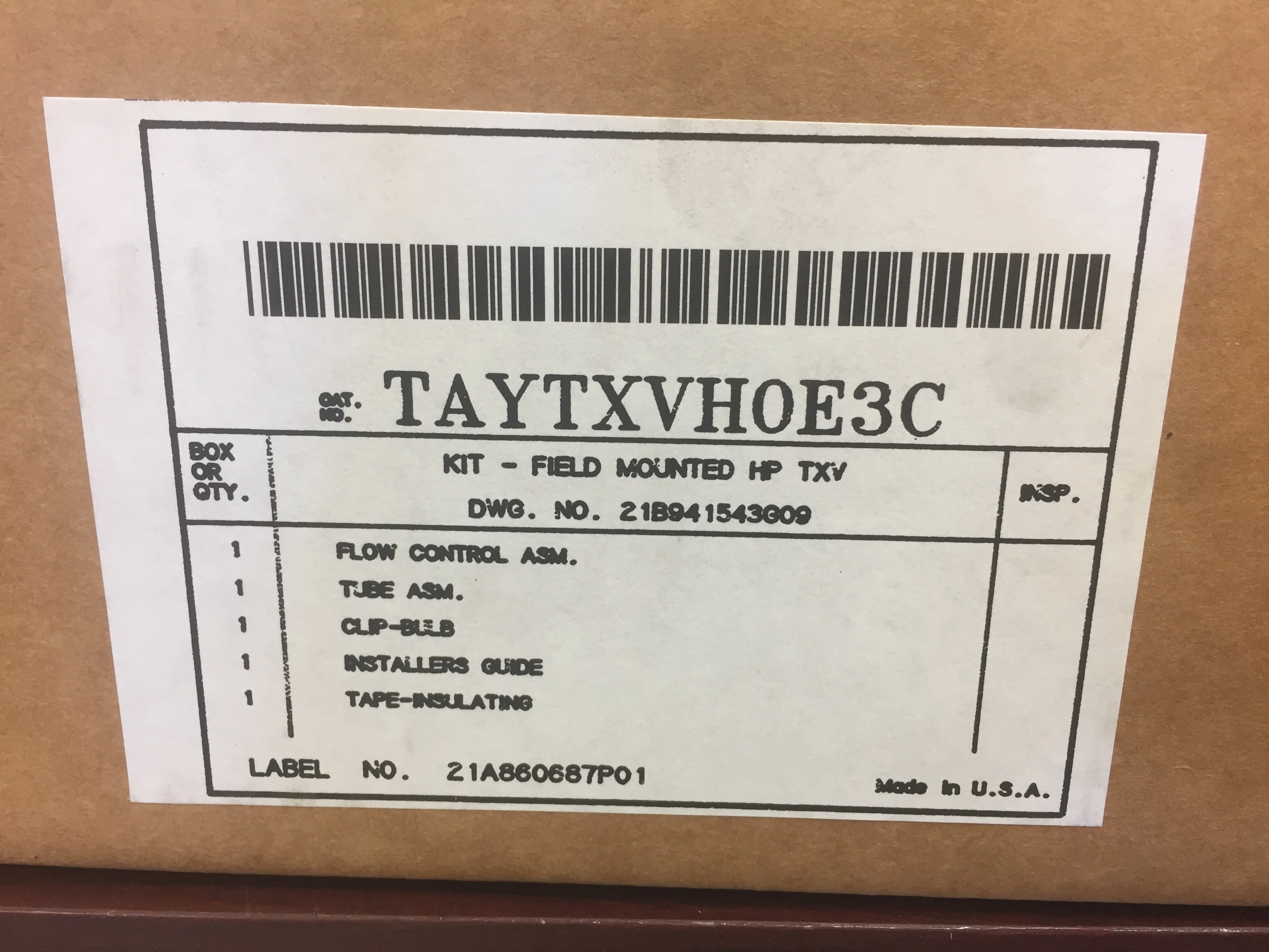 3-3.5 Ton HP TXV Kit, R-22 - Image 4