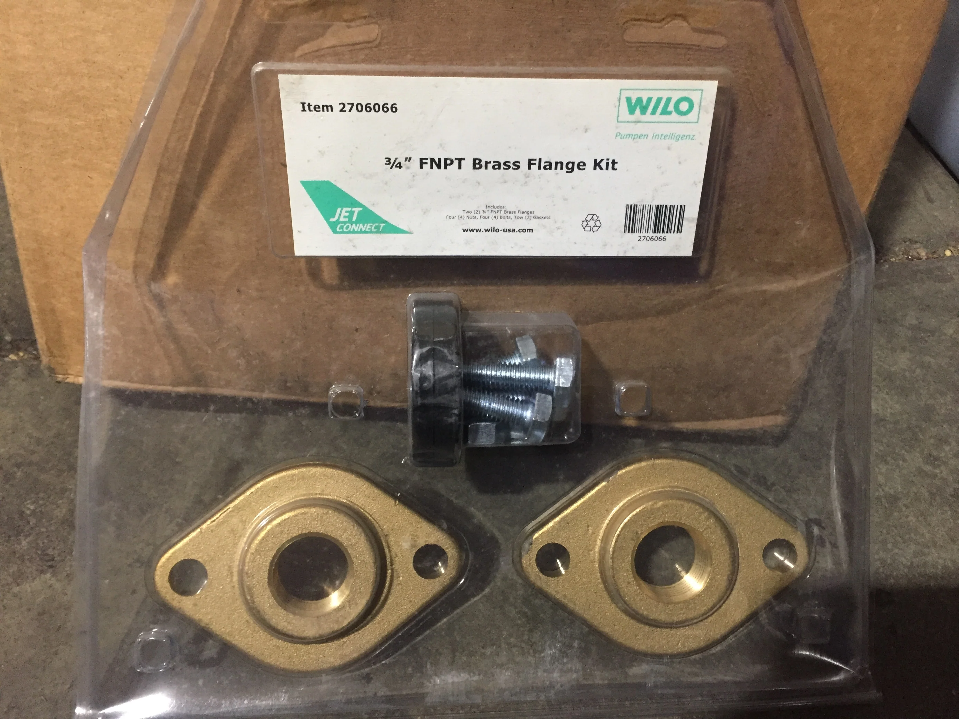 3/4" FNPT Brass Flange Kit - Image 4