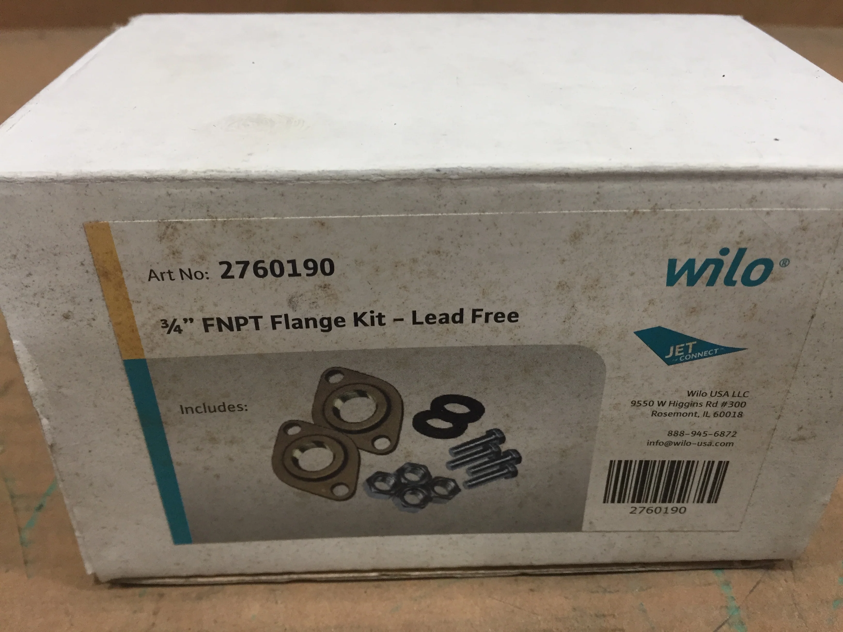 3/4" FNPT Lead Free Pump Flange Kit - Image 3