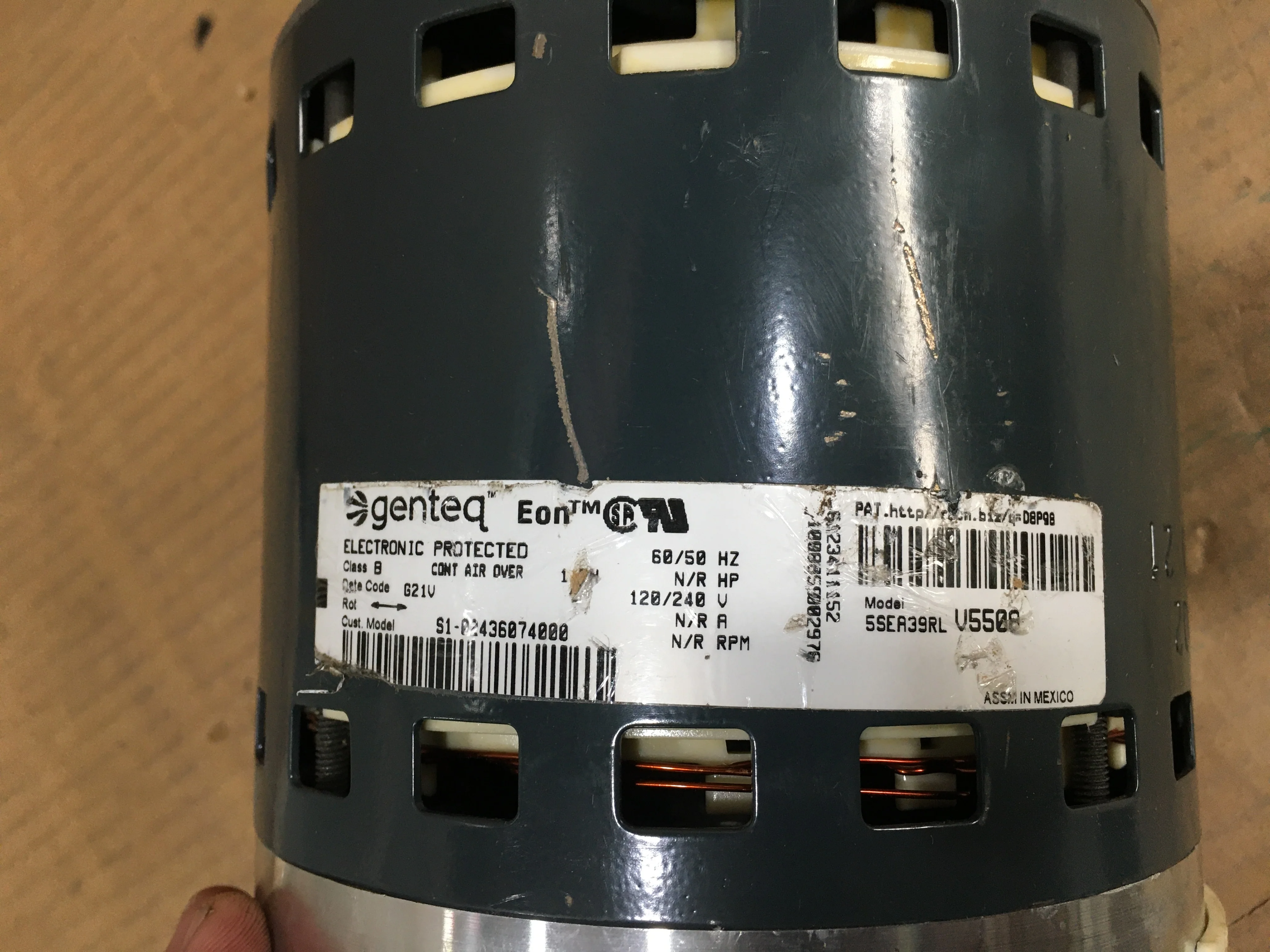 3/4 HP ECM Blower Motor 120-240/50-60/1 Variable Speed - Image 5