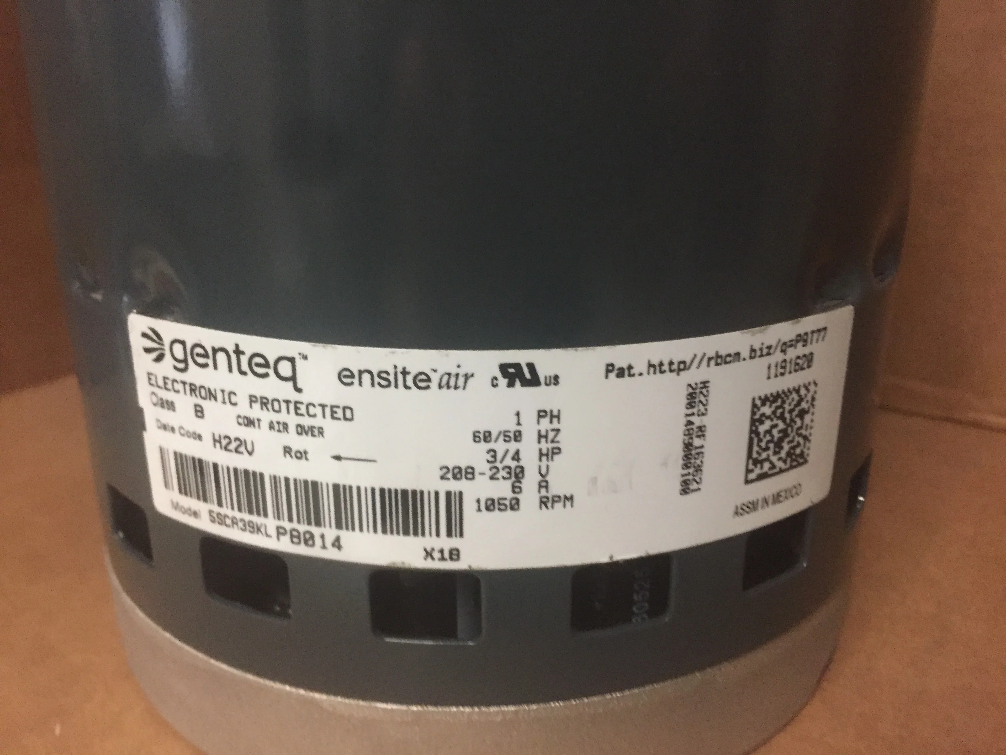 3/4 HP ECM Blower Motor 208-230/1/60 - Image 4