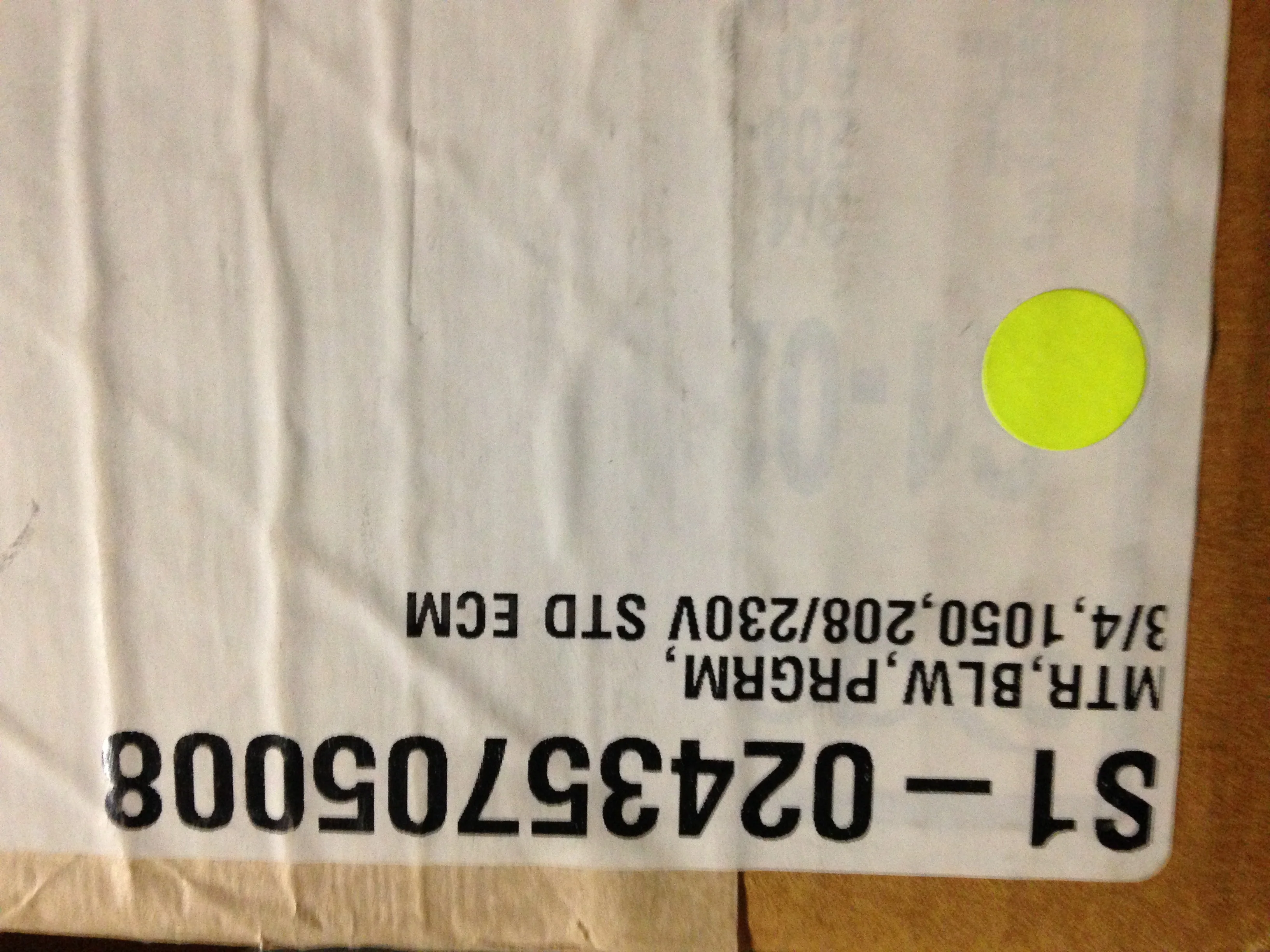 3/4 HP Progammable ECM Blower Motor, 208-230/60-50/1, Multi-Speed, RPM 1050 - Image 6