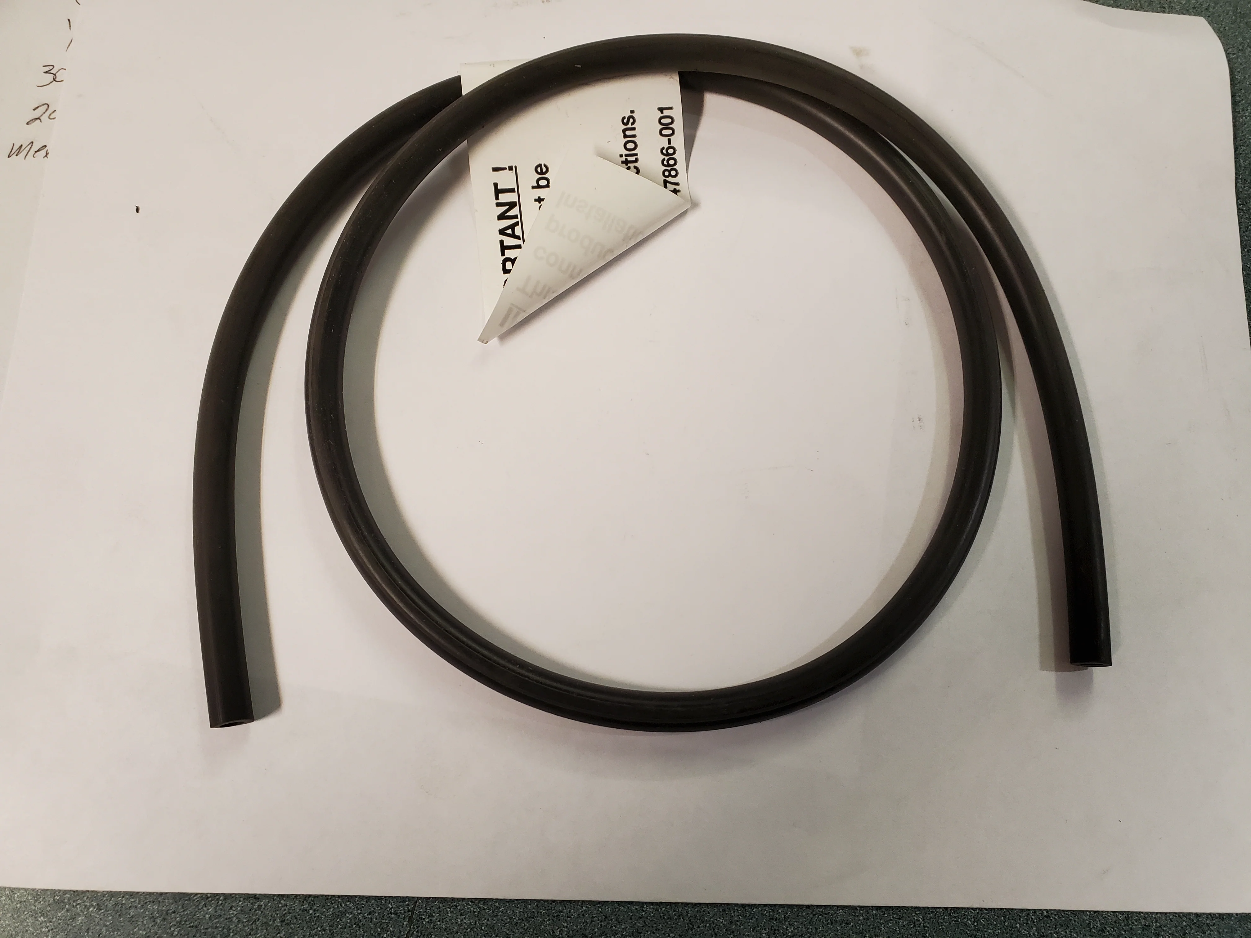 34" Silicon Tubing with Label - Image 3