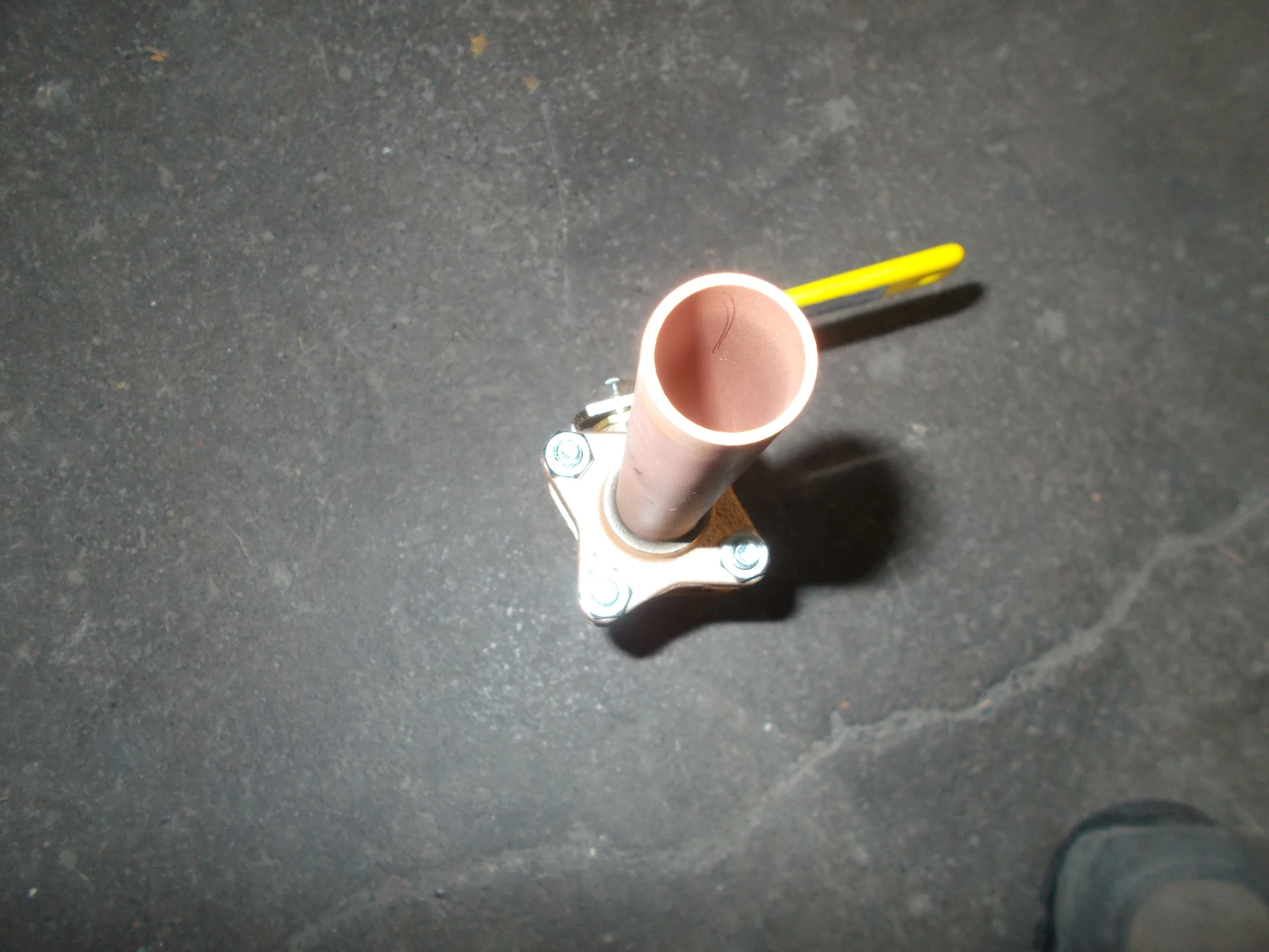3/4 Sweat Bronze Ball Valve W/Extended Tube Ends Oxygen Cleaned" - Image 2