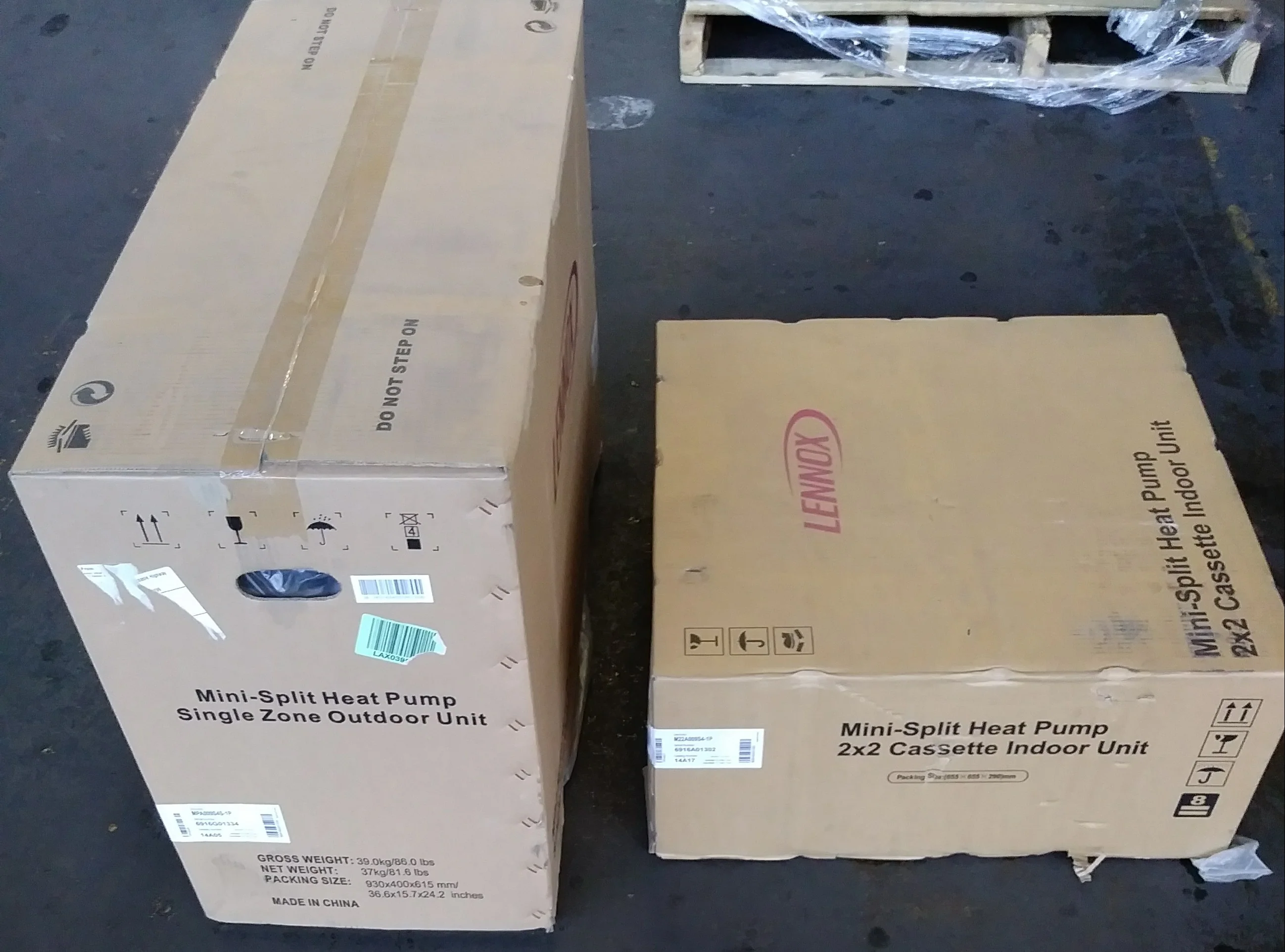 3/4 Ton Inverter Single-Zone OD/Cassette ID Mini-Split Heat Pump Set 19 SEER 208-230/60/1 R-410A - Image 7