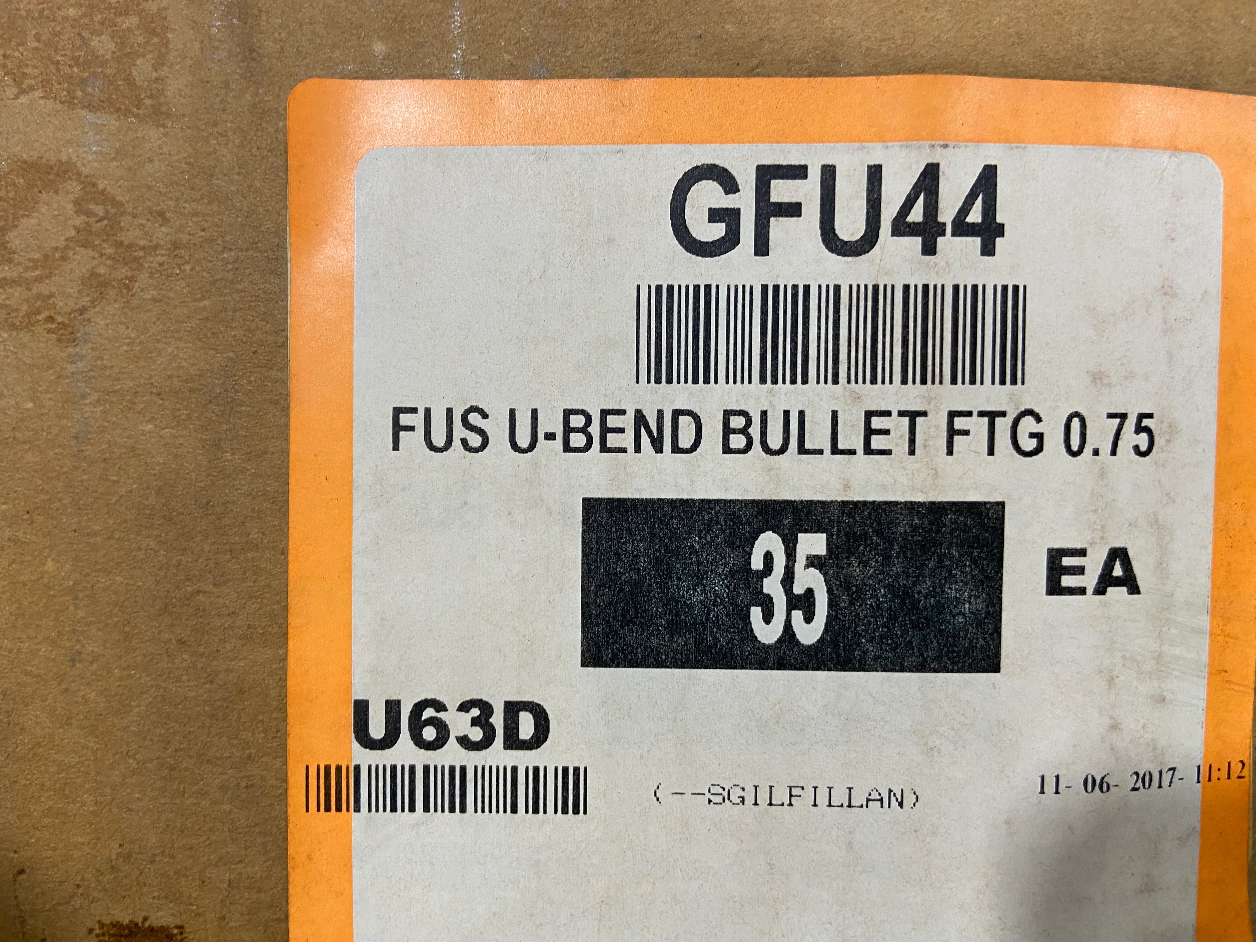 3/4" U-BEND BULLET FITTING, SOLD AS PACK OF 30 - Image 5