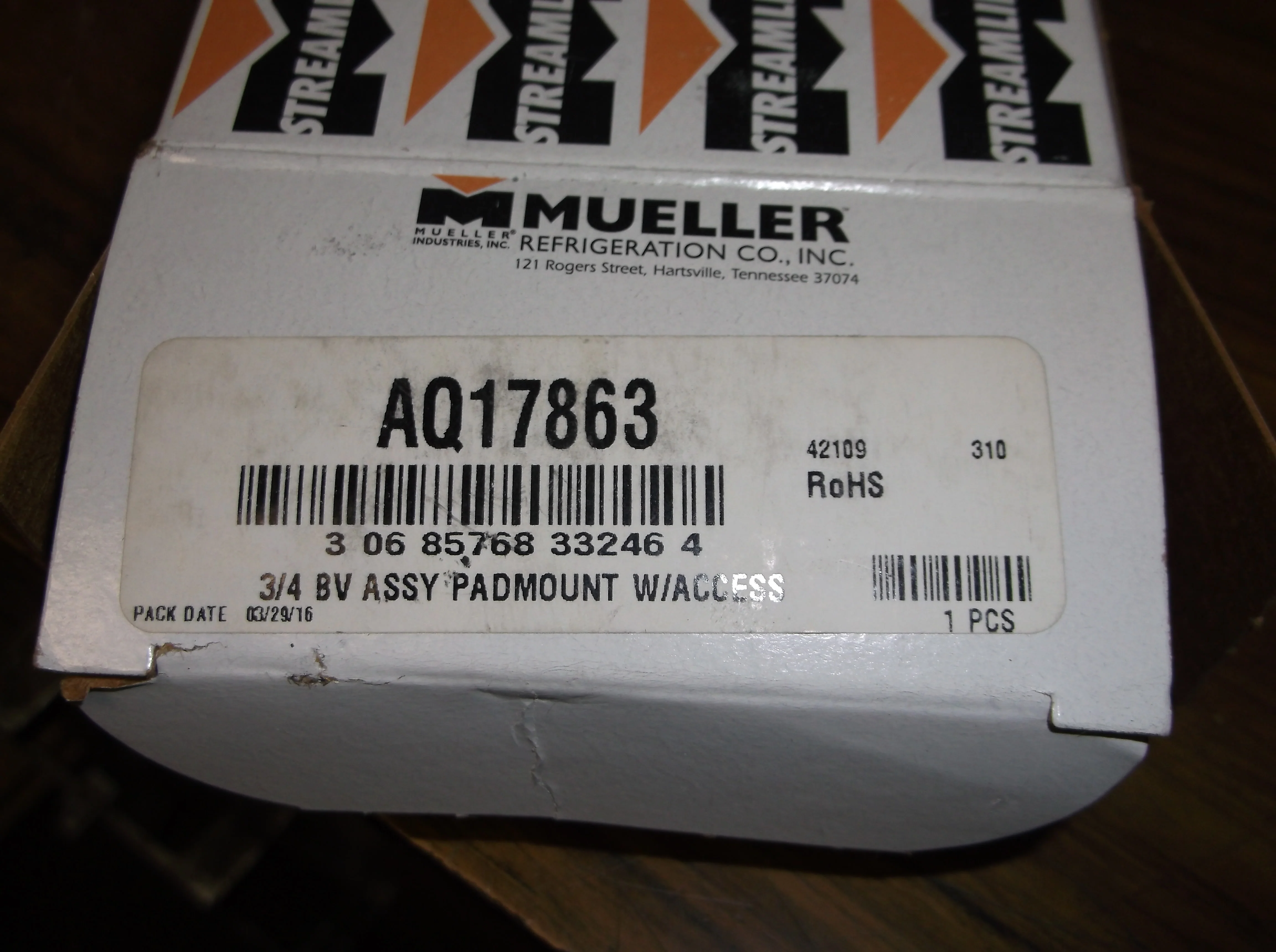 3/4"ODF Ball Valve Standard with Access Port - Image 2