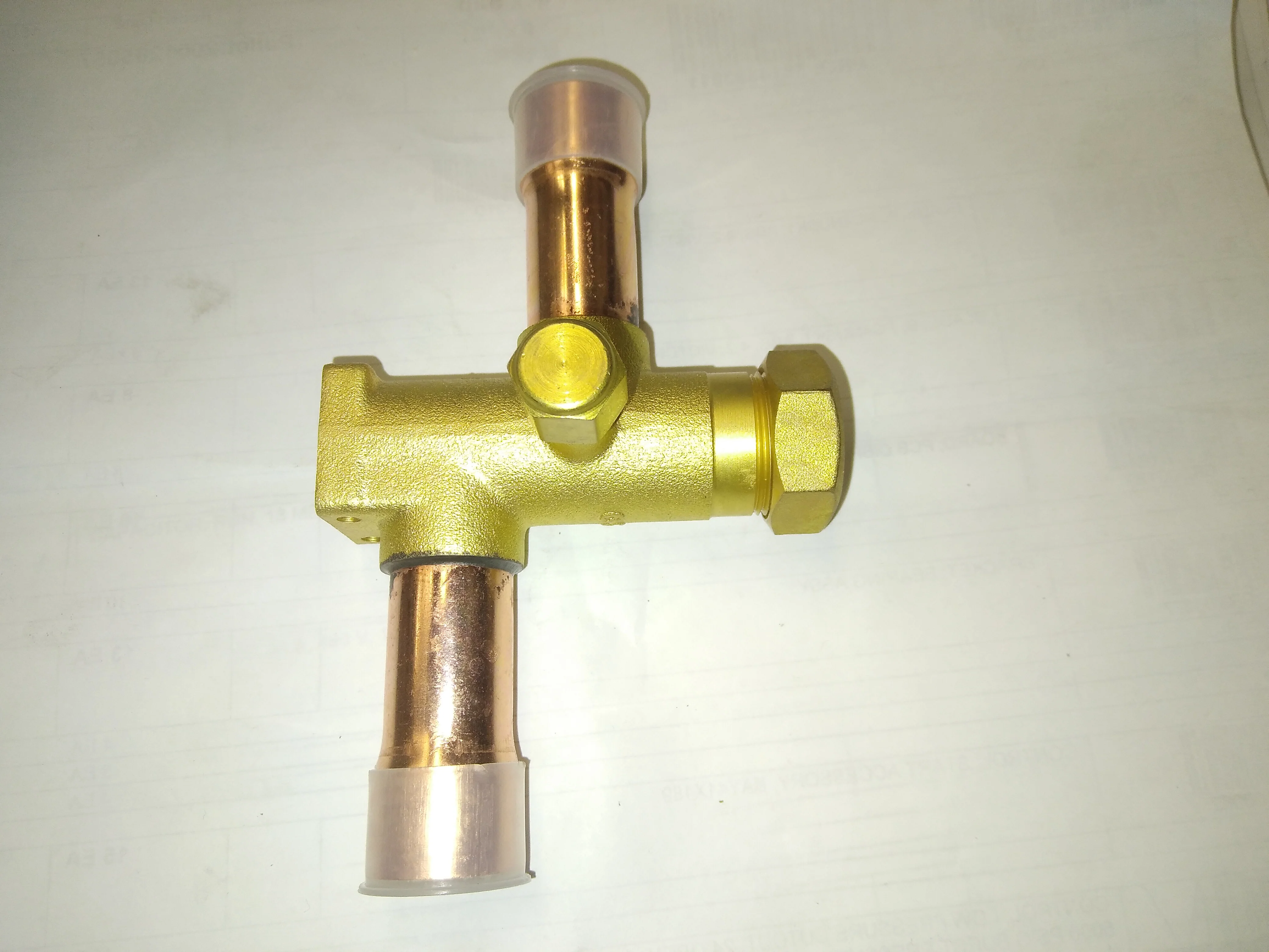 3/4" ODF Suction Line Service Valve with 1/4" Access Port R-22 - Image 3